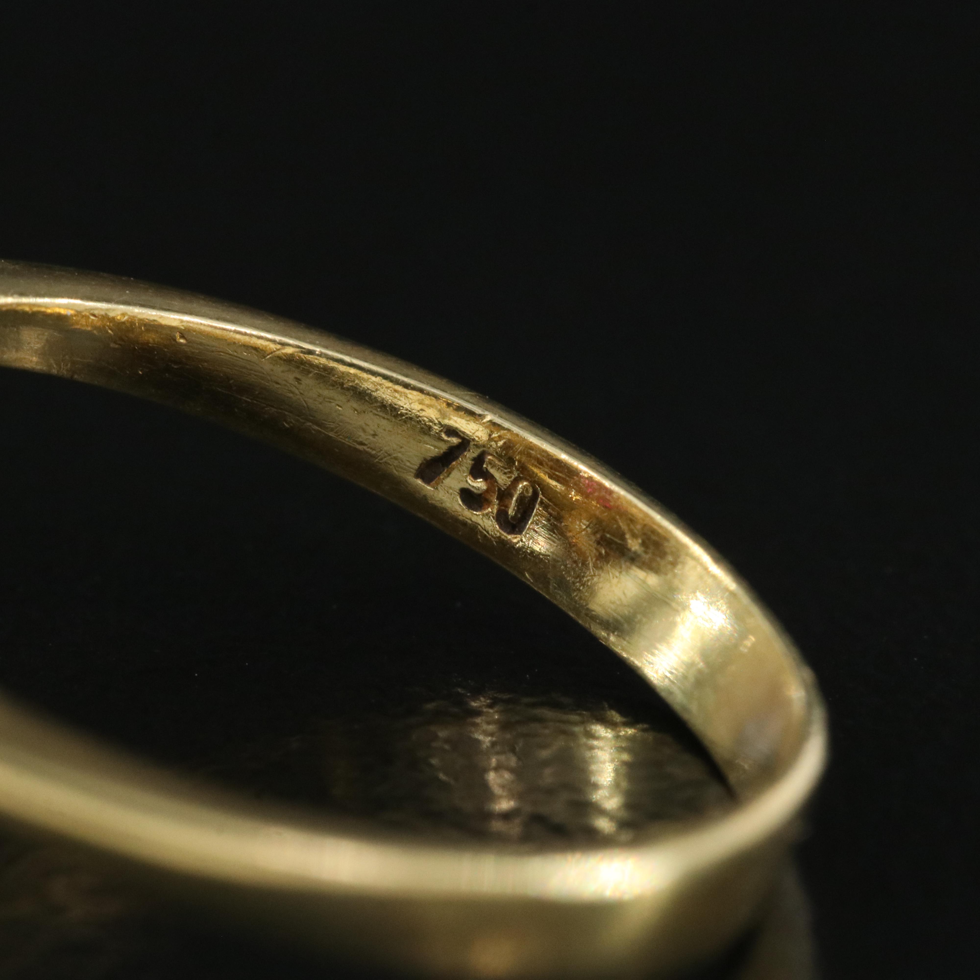 Vintage 18K Ruby Ring