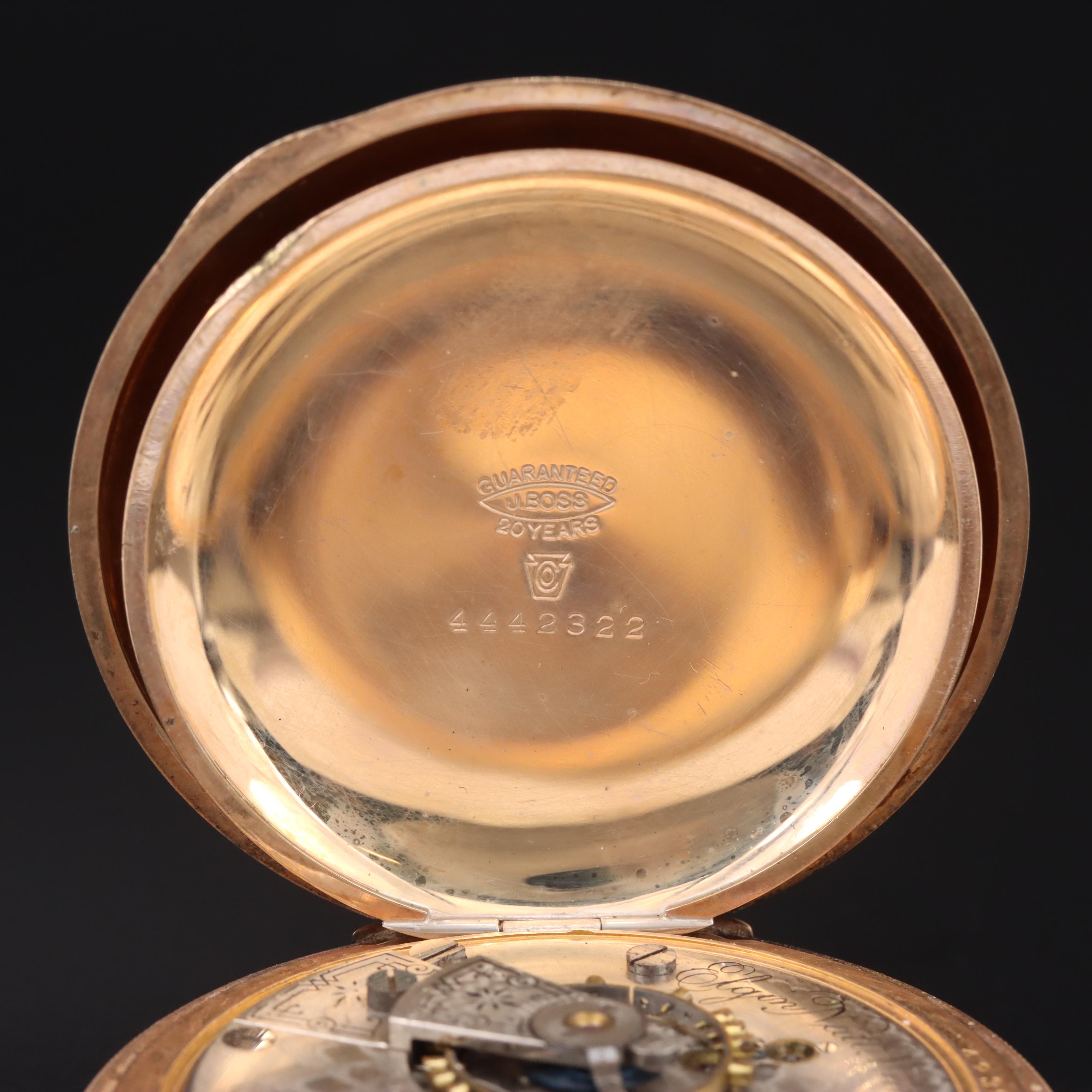 1897 Elgin Hunter Case Pocket Watch