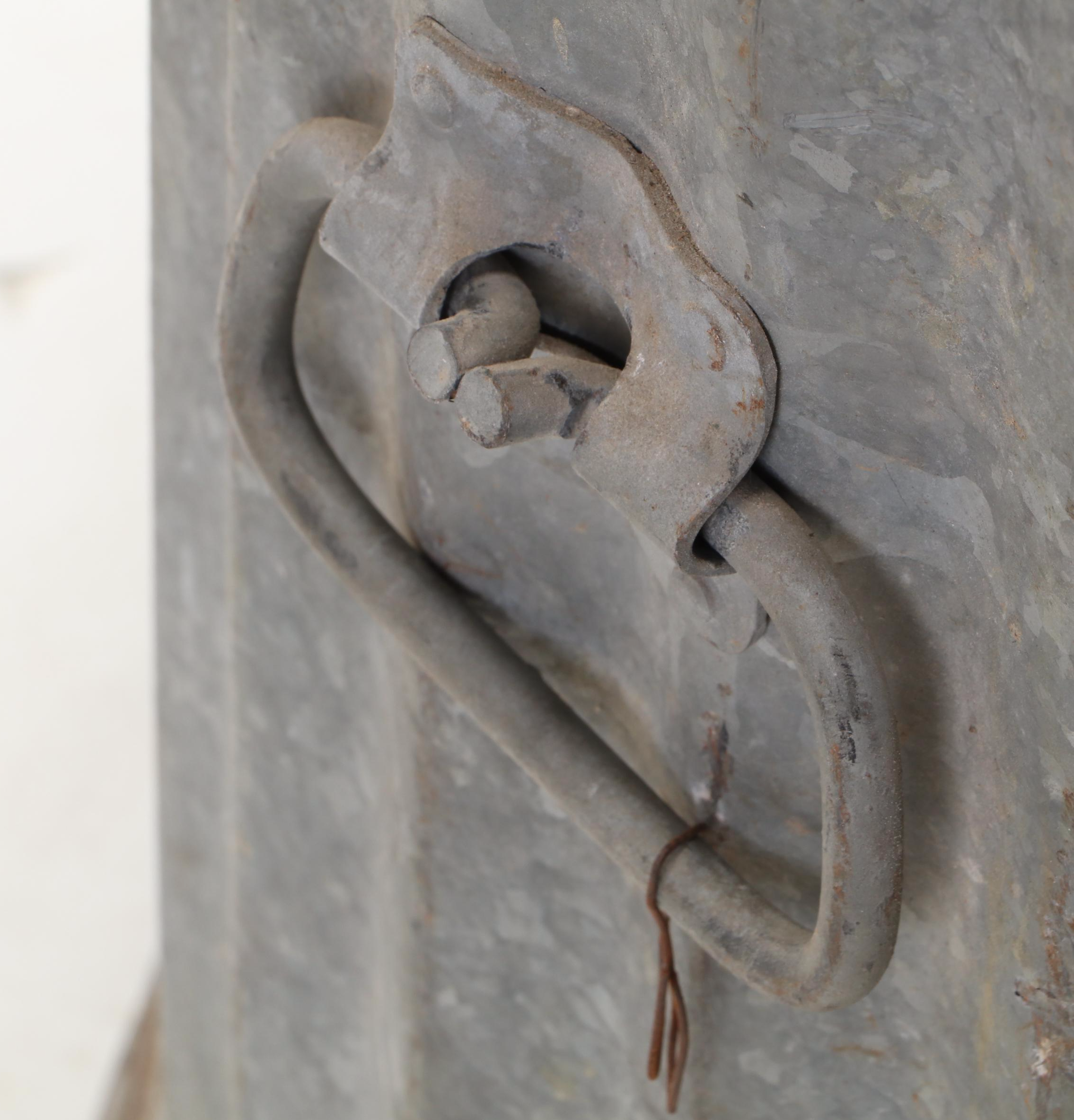 Witt 33 Gallon Galvanized Trash Can, Late 20th Century