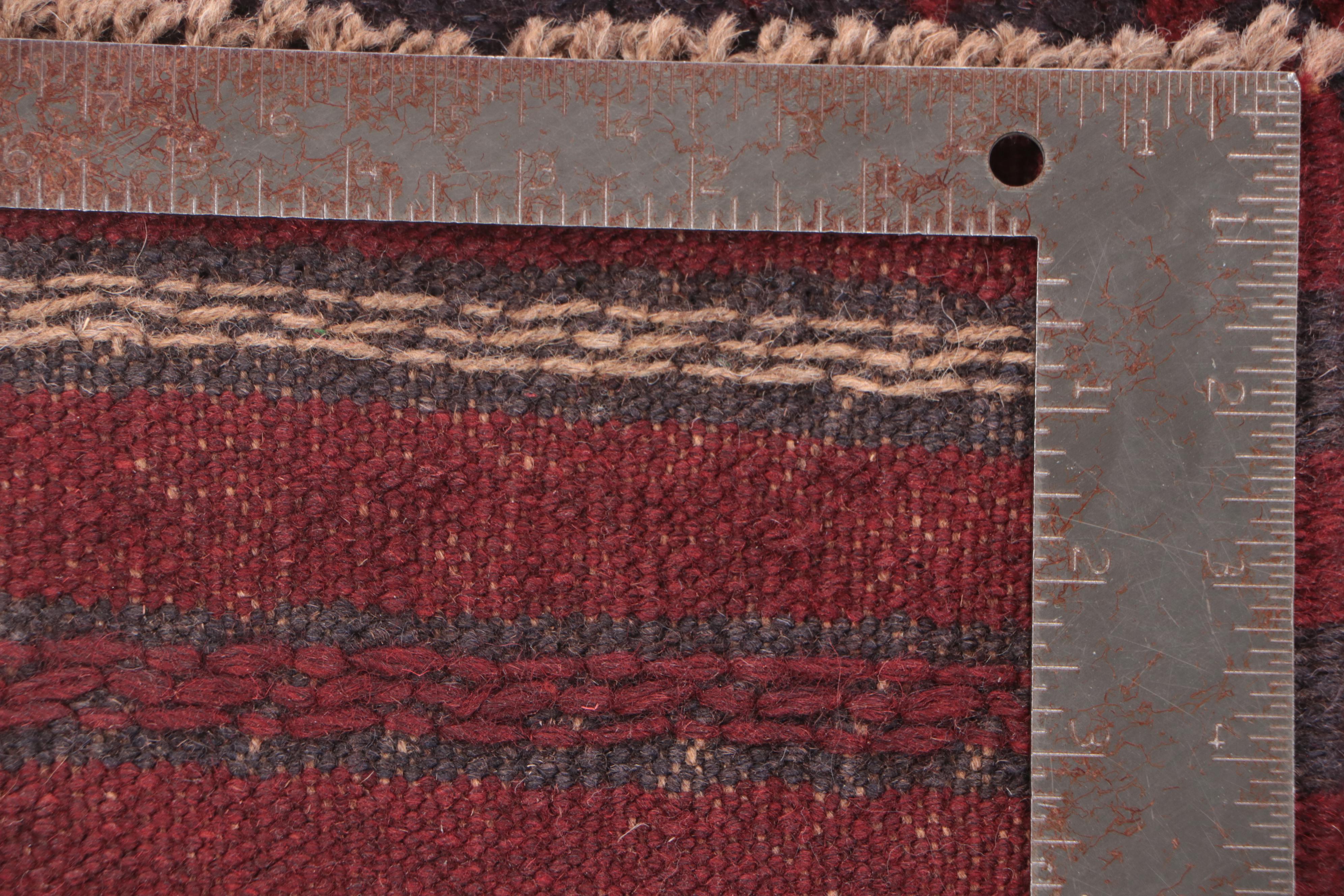 1'11 x 8' Hand-Knotted Afghan Aimaq Carpet Runner