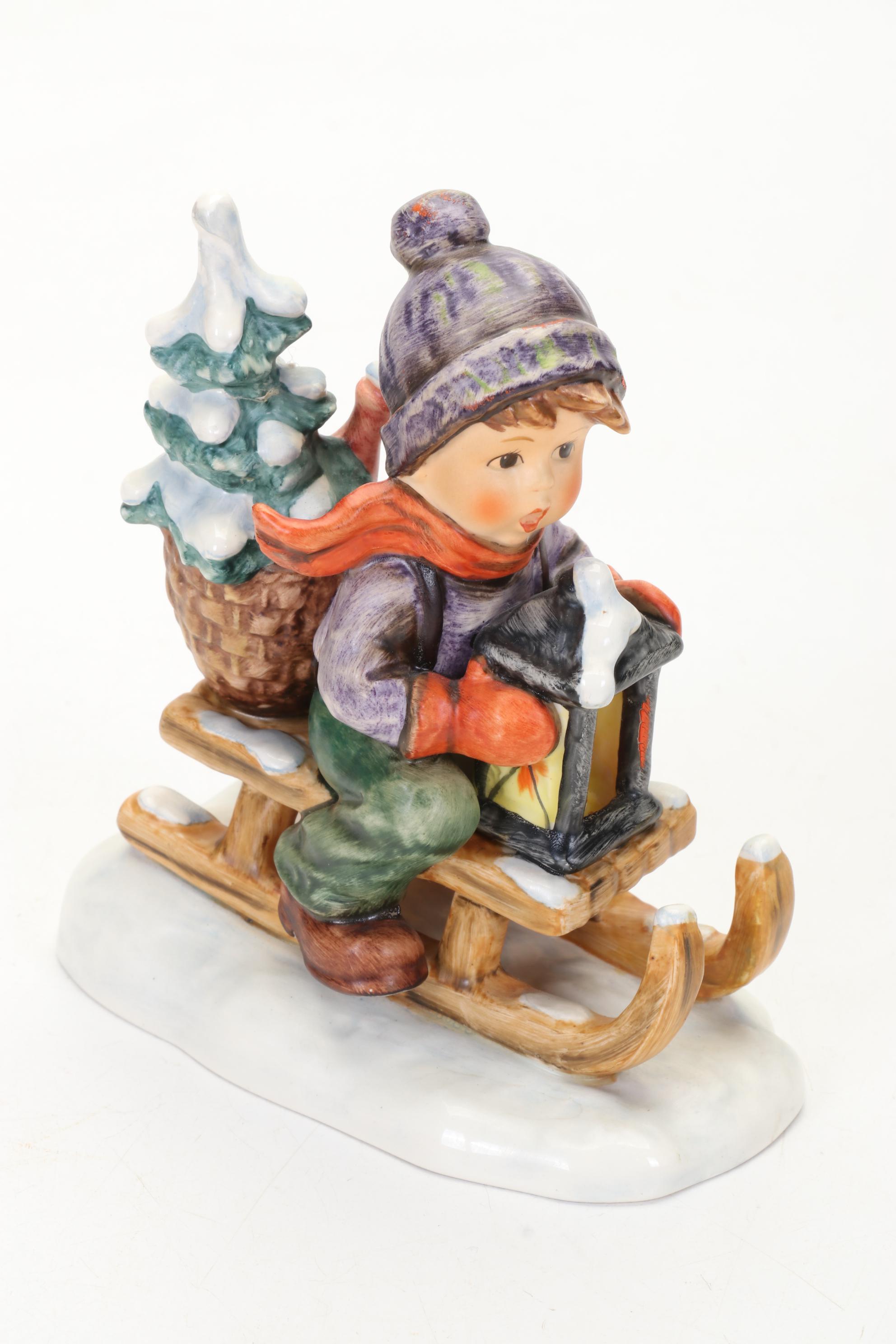 Goebel Hummel Porcelain Figurines and Christmas Collector Plates, Late 20th C.