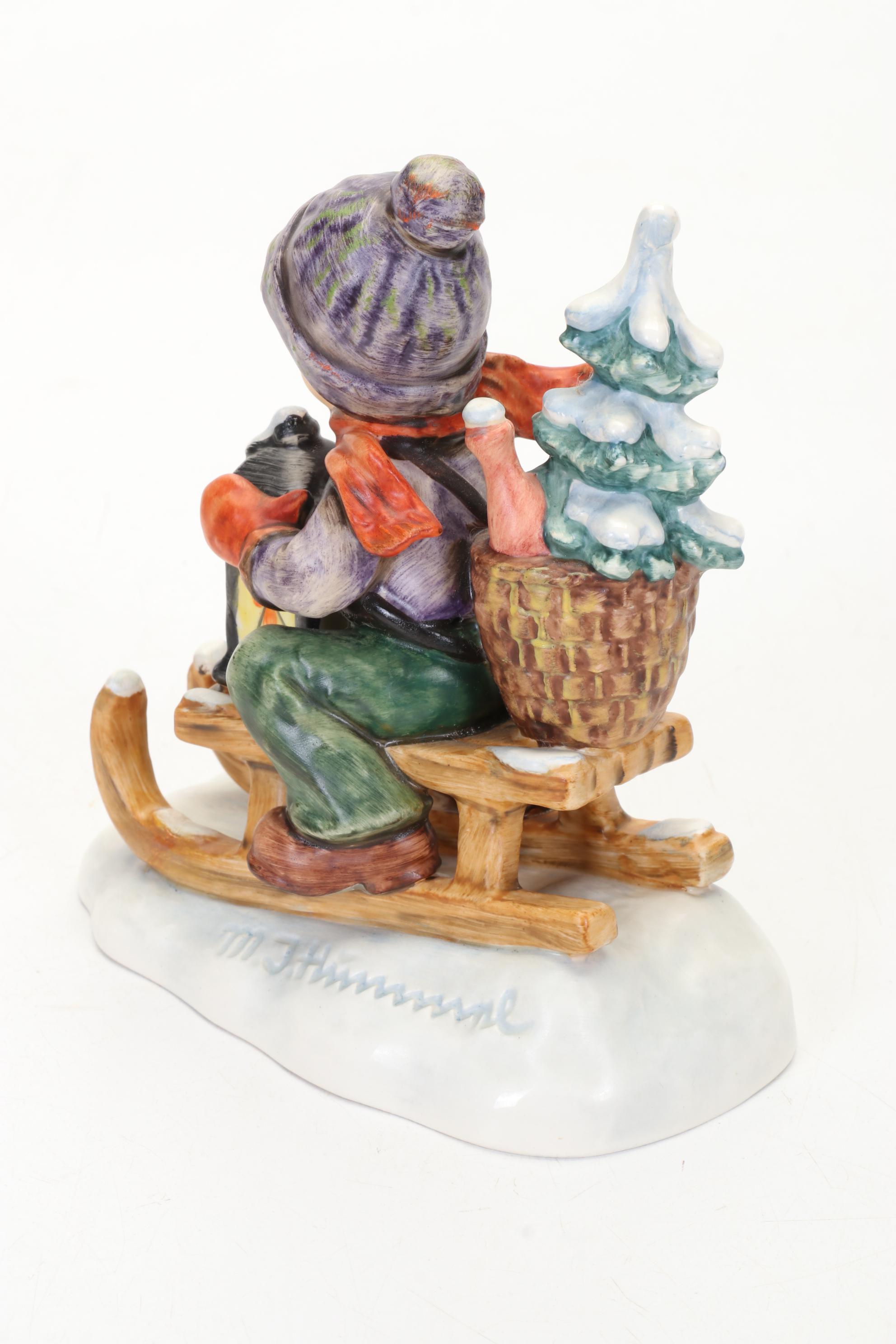 Goebel Hummel Porcelain Figurines and Christmas Collector Plates, Late 20th C.