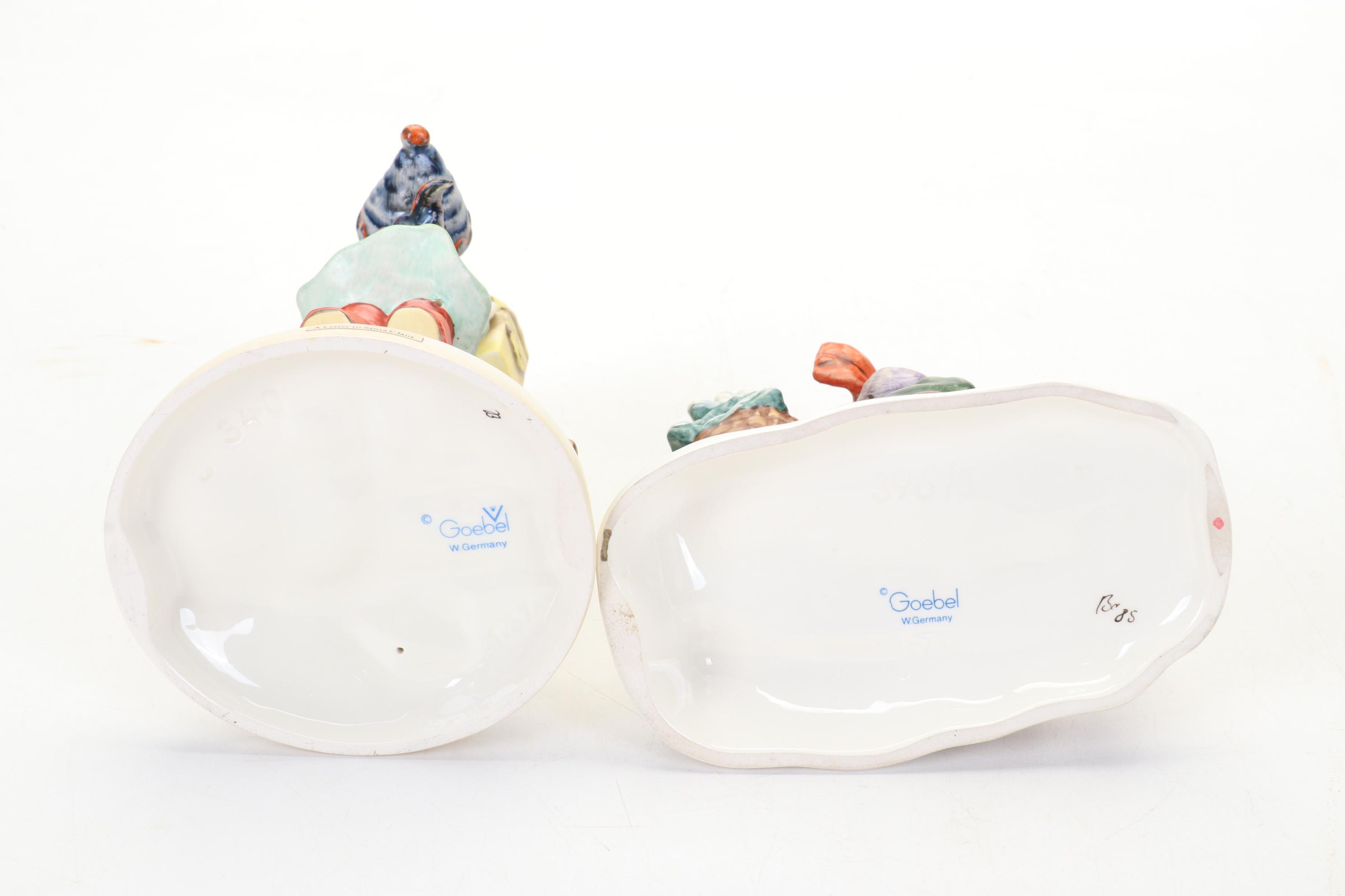 Goebel Hummel Porcelain Figurines and Christmas Collector Plates, Late 20th C.