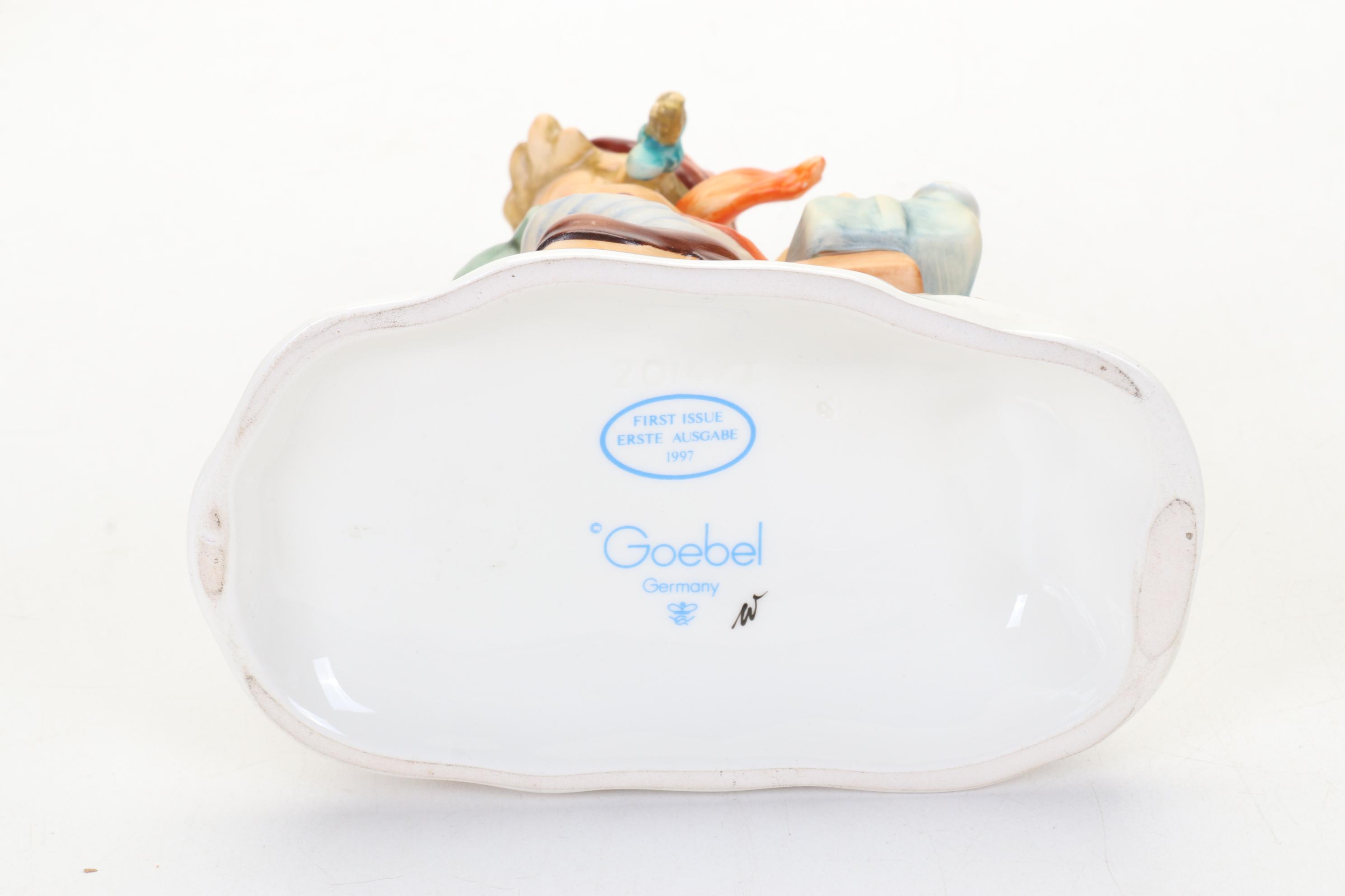 Goebel Hummel Porcelain Figurines and Christmas Collector Plates, Late 20th C.