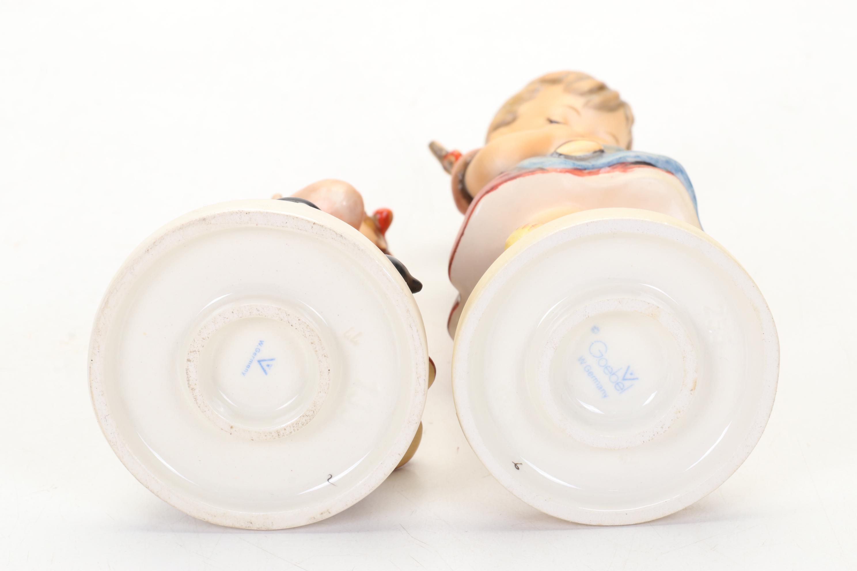 Goebel Hummel Porcelain Figurines and Framed Wall Hanging