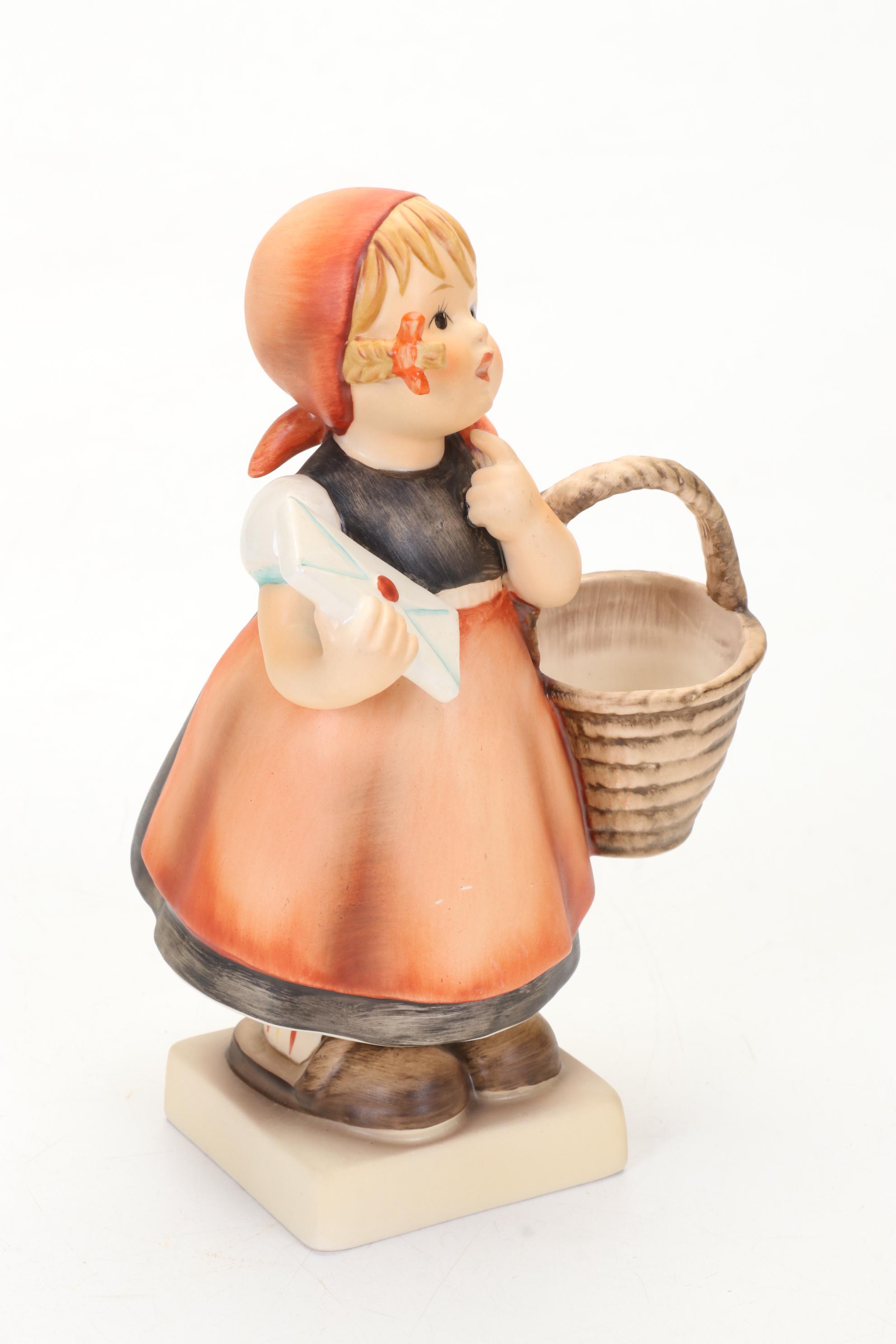 Goebel Hummel Porcelain Figurines and Framed Wall Hanging