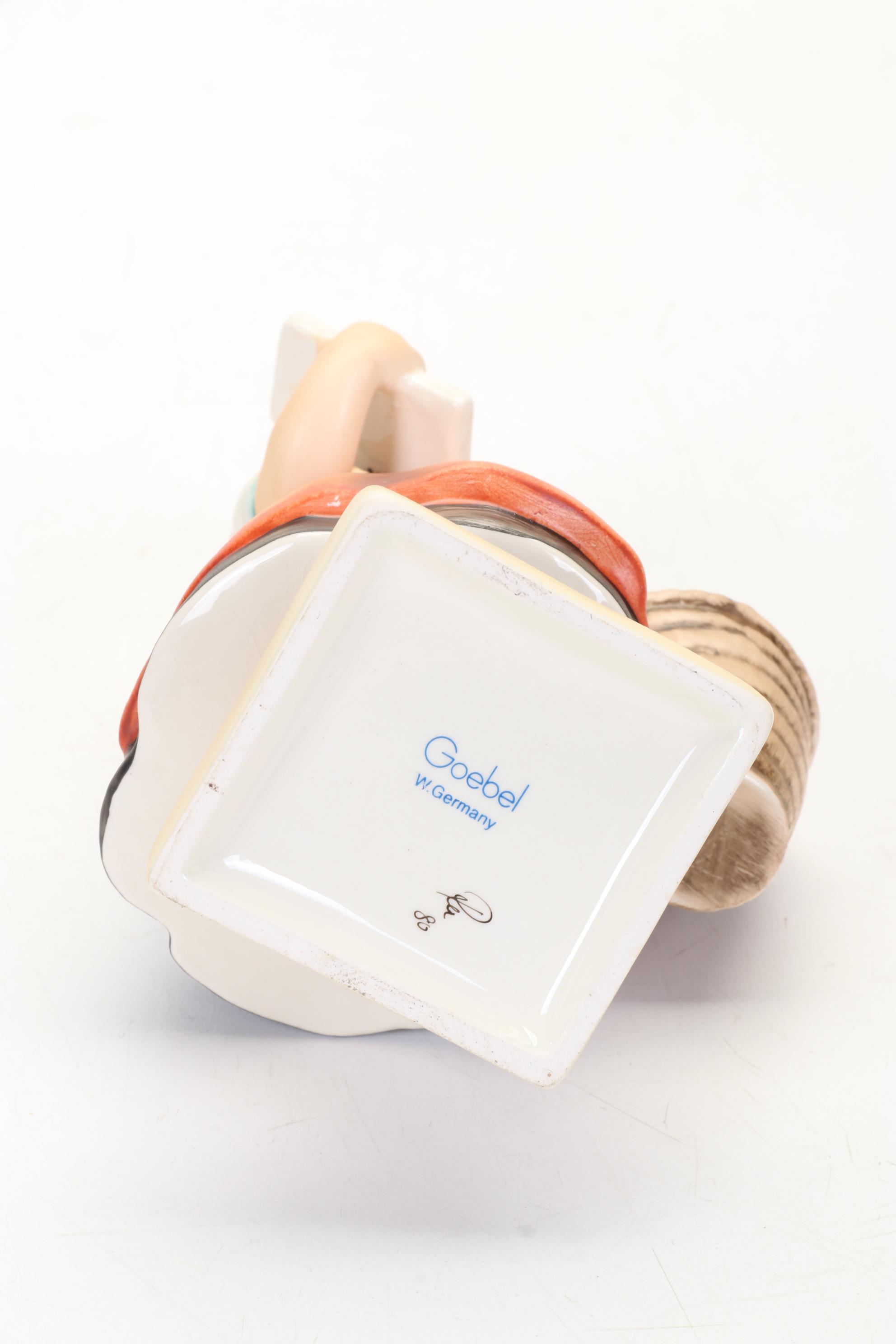 Goebel Hummel Porcelain Figurines and Framed Wall Hanging