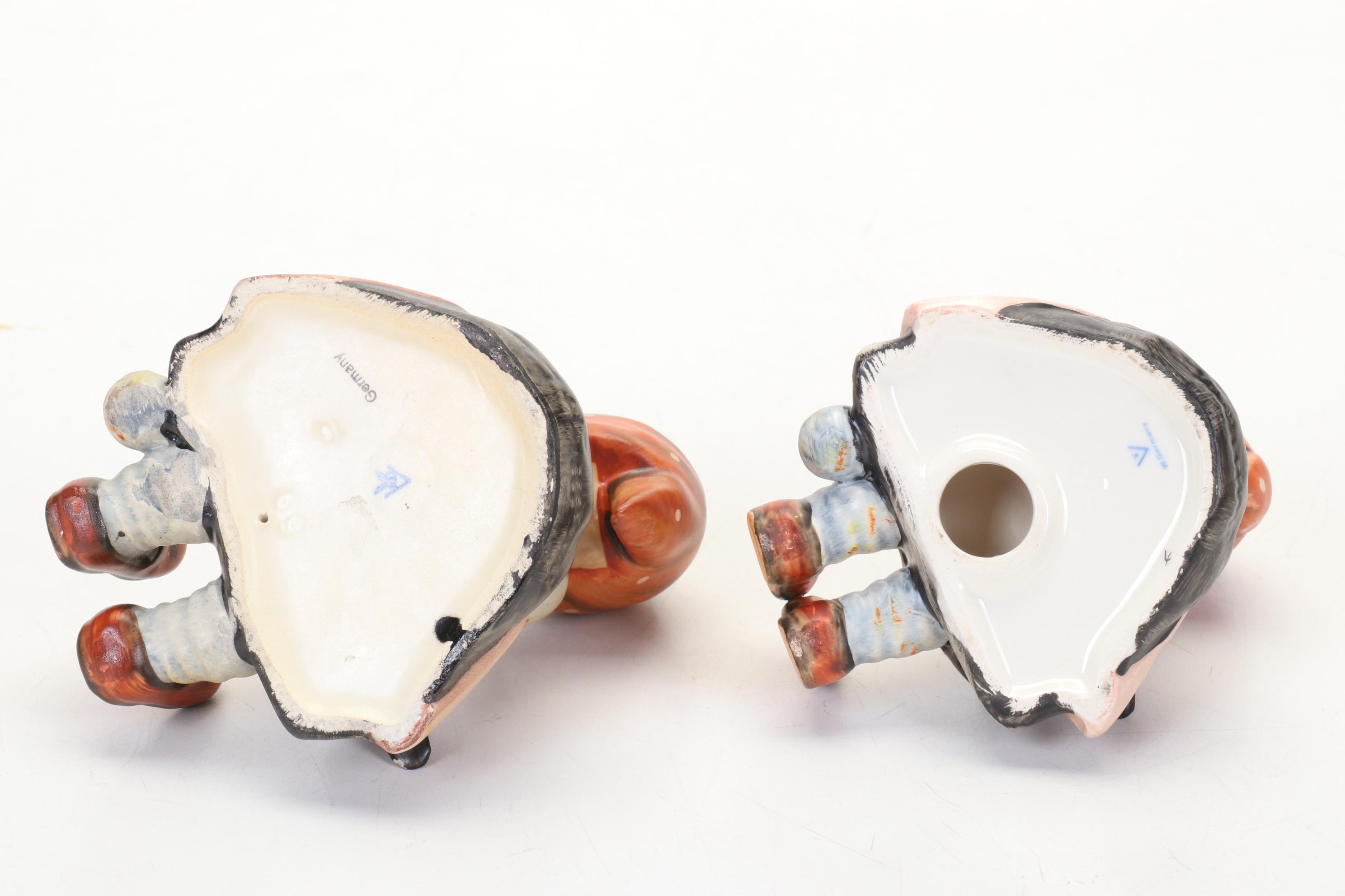 Goebel Hummel Porcelain Figurines and Framed Wall Hanging