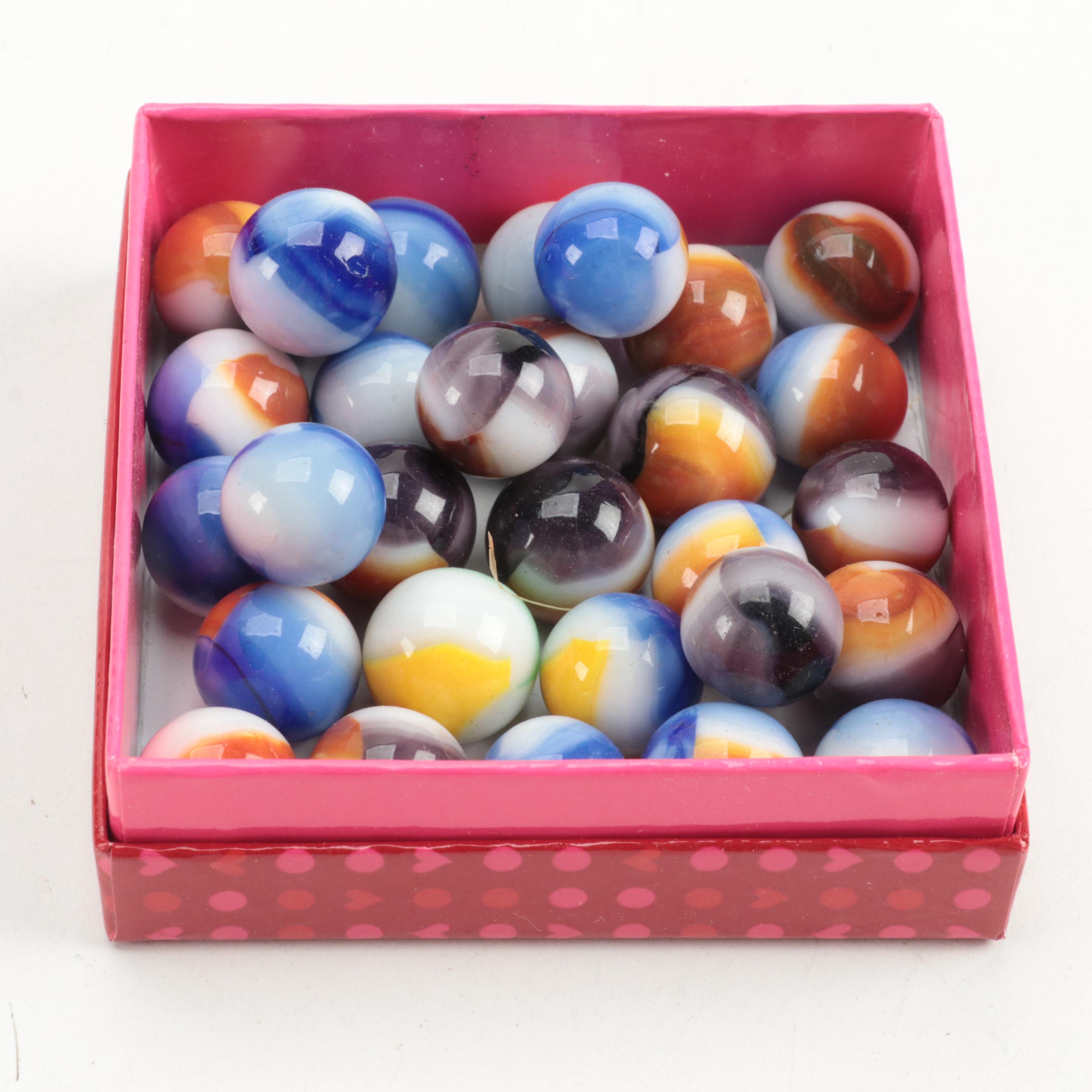 Marble King, Master Glass and Other Marbles, Marble Roll Game and Slinky