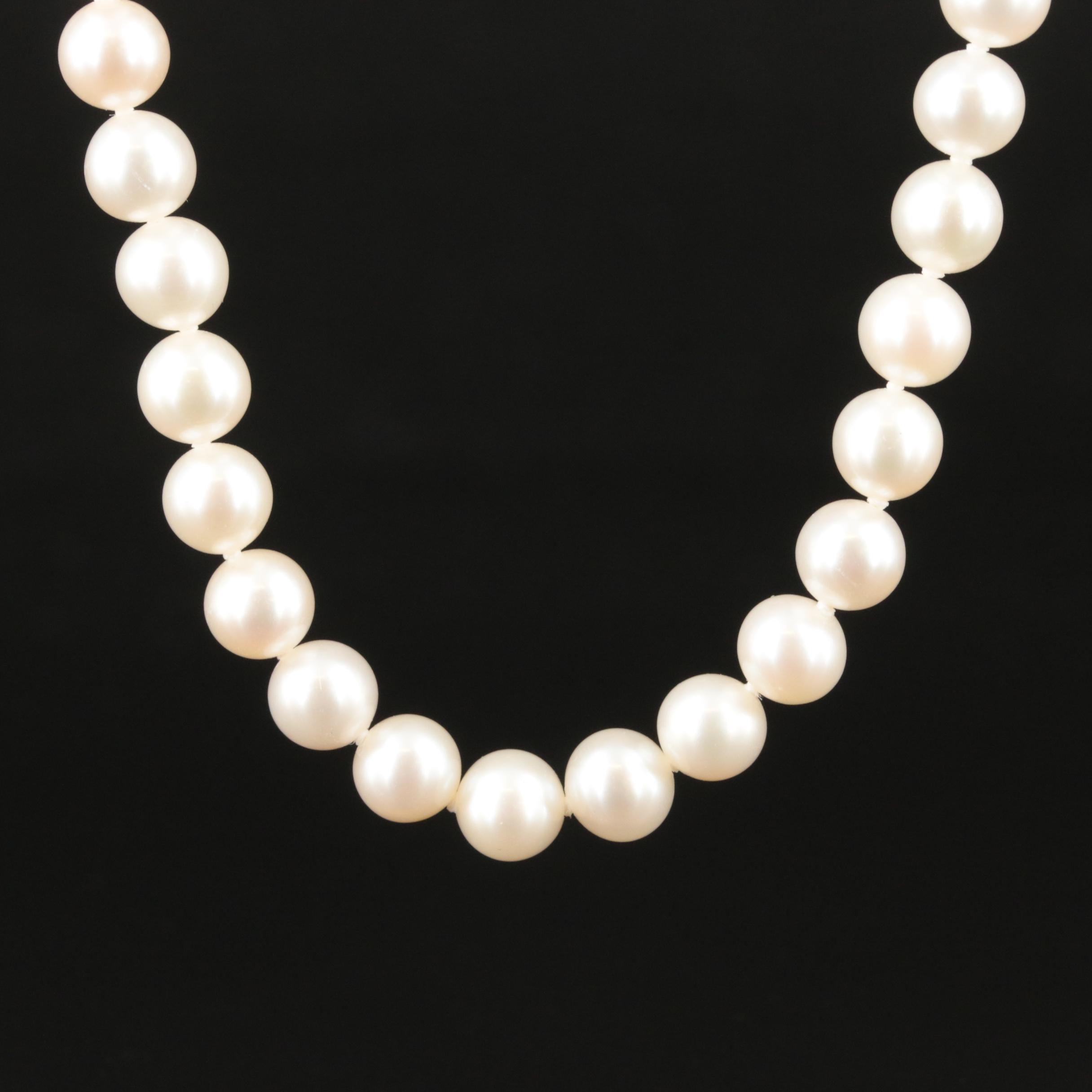 Sea Magic by Mikimoto Pearl Necklace with 14K Clasp