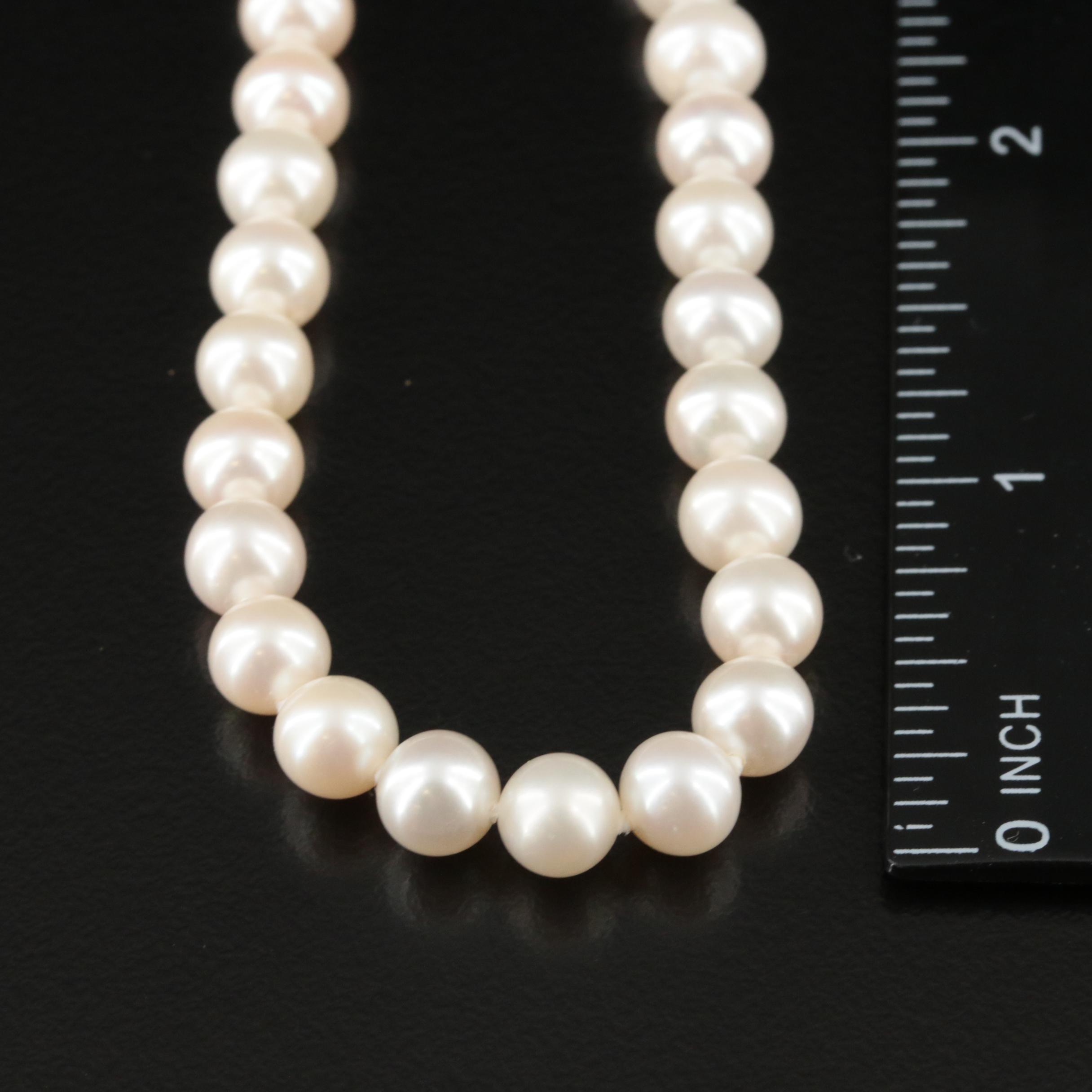 Sea Magic by Mikimoto Pearl Necklace with 14K Clasp