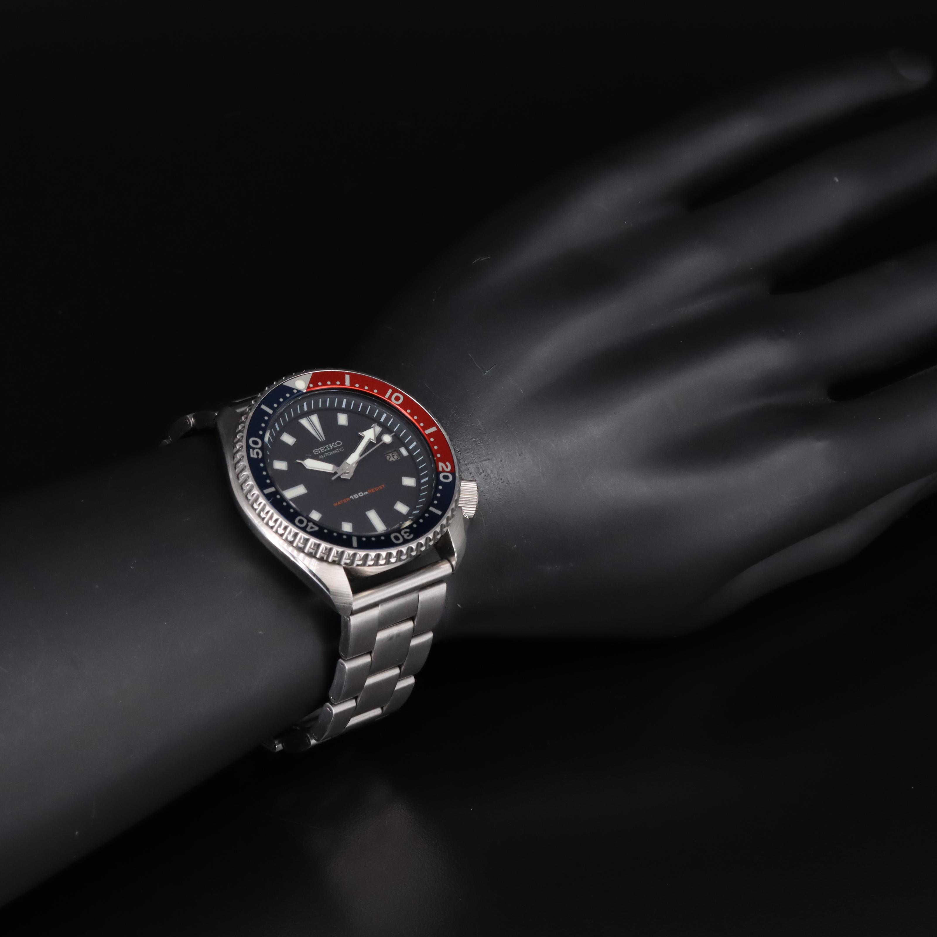 Vintage Seiko Diver 7001 Stainless Steel Watch