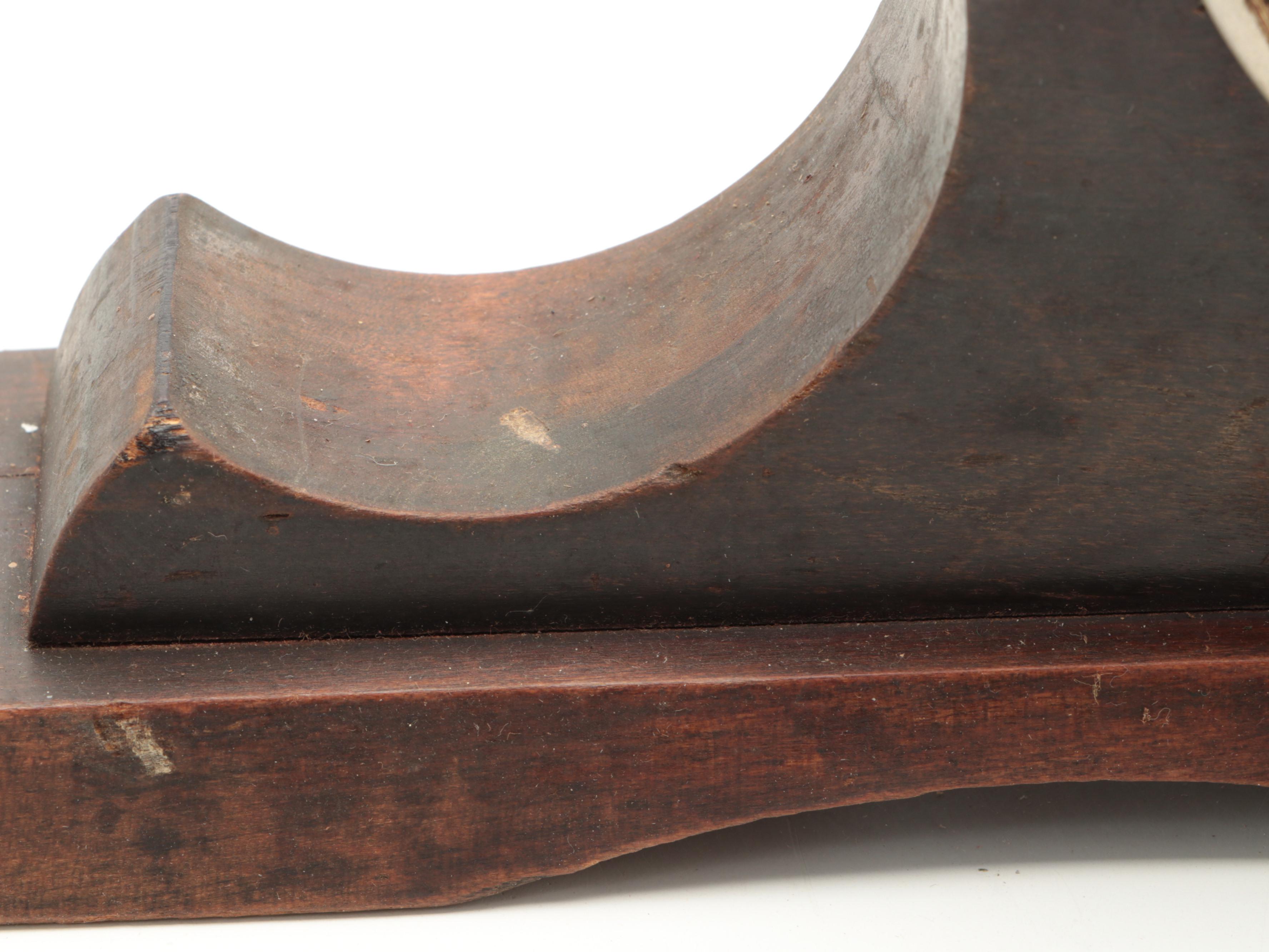 Gilbert Tambour Mantel Clock with Other Victorian Carved Wooden Clock