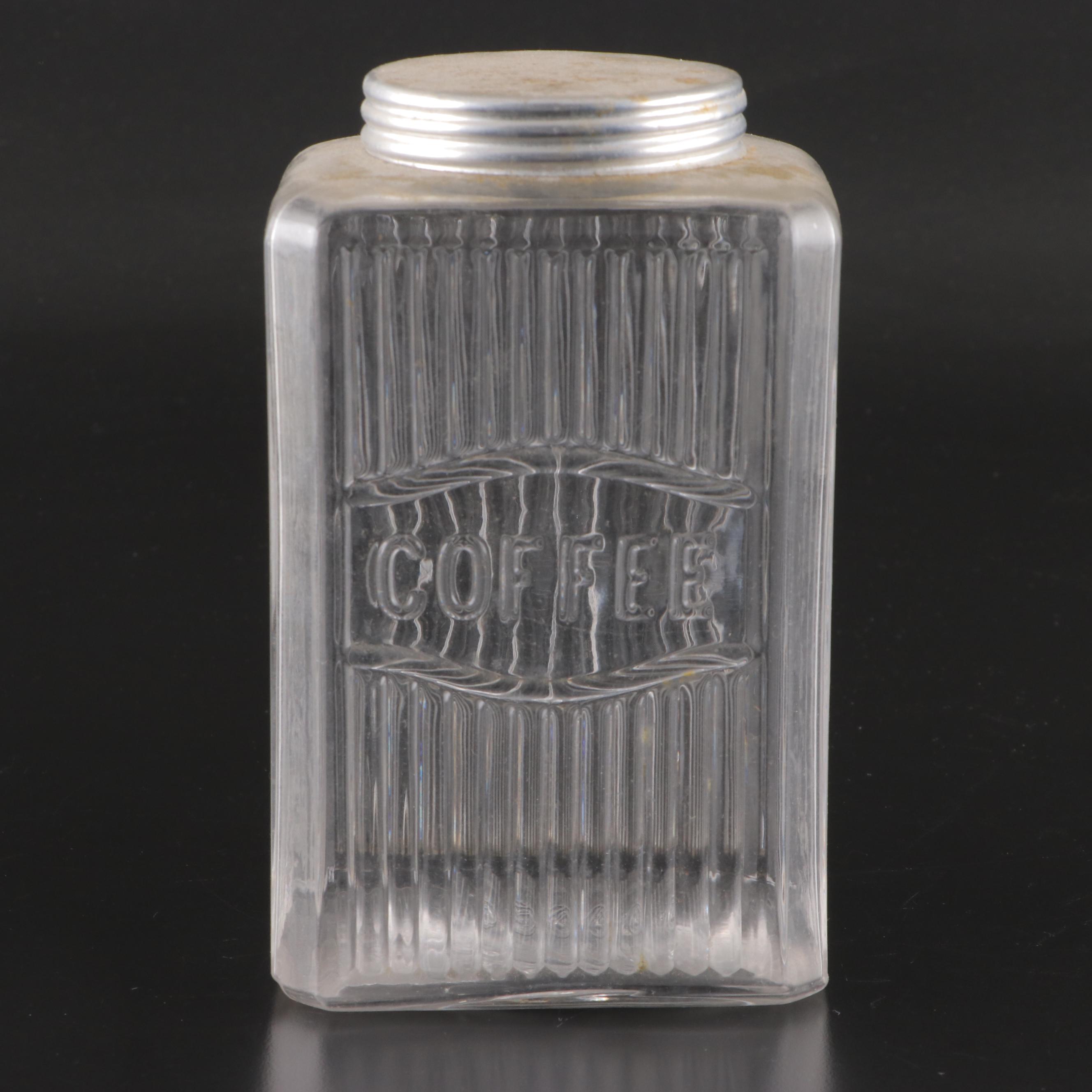 Sneath Glass Kitchen Canisters, Early to Mid-20th Century