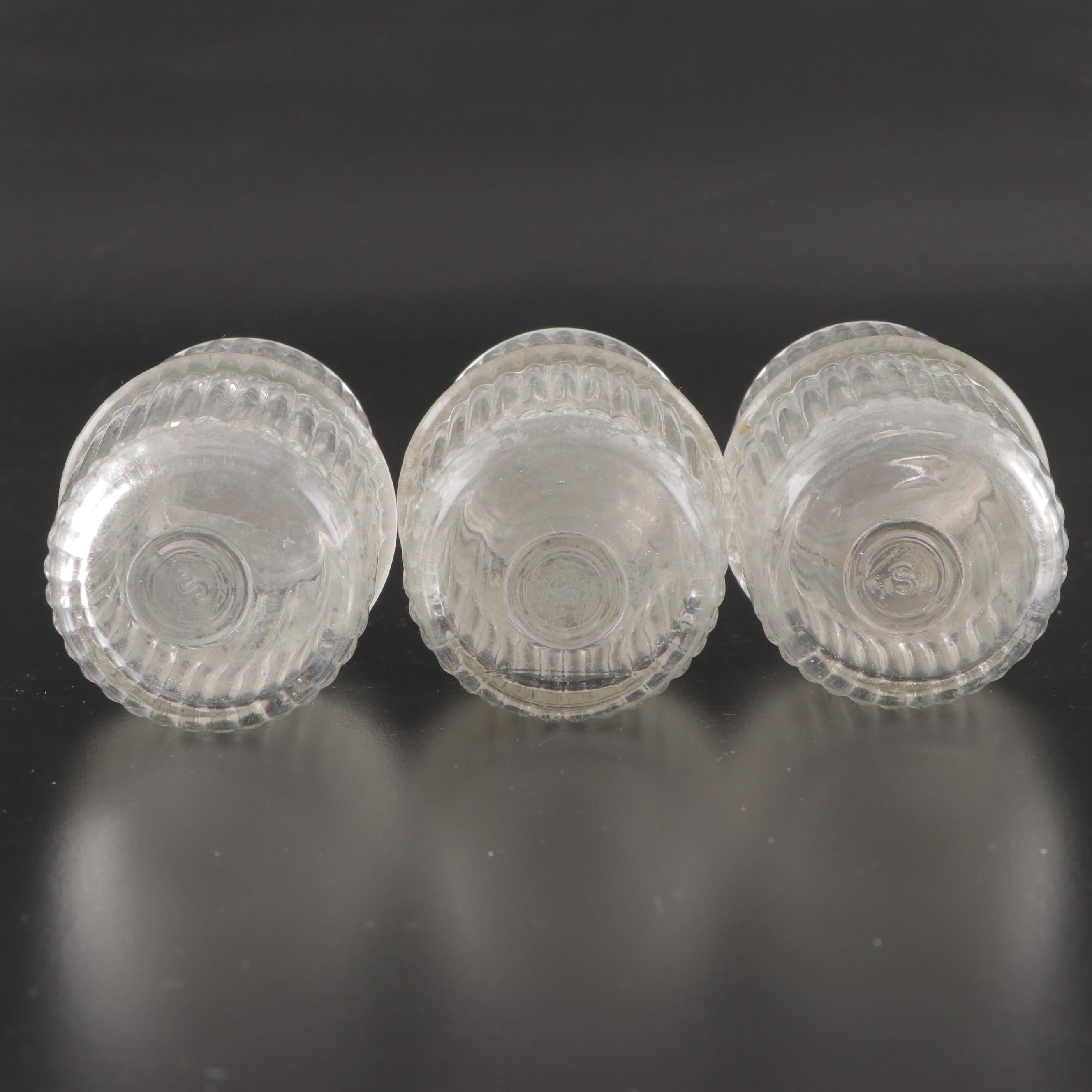 Sneath Glass Kitchen Canisters, Early to Mid-20th Century