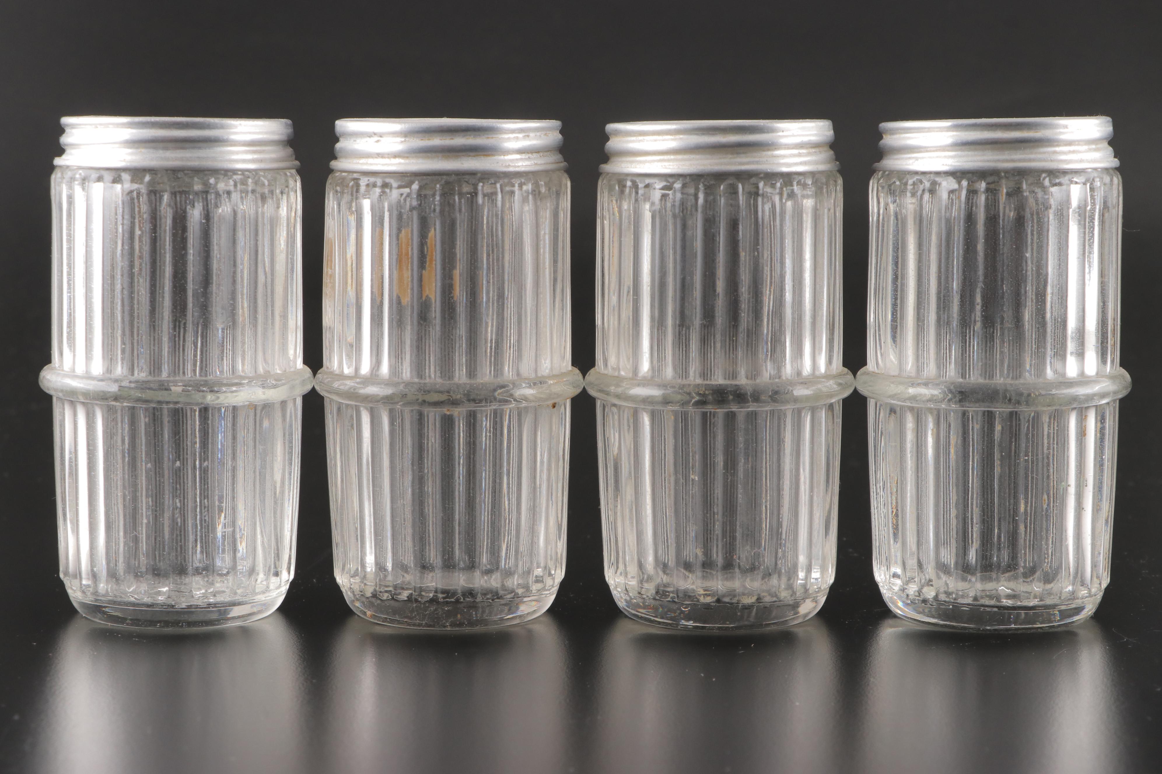 Sneath Glass Kitchen Canisters, Early to Mid-20th Century