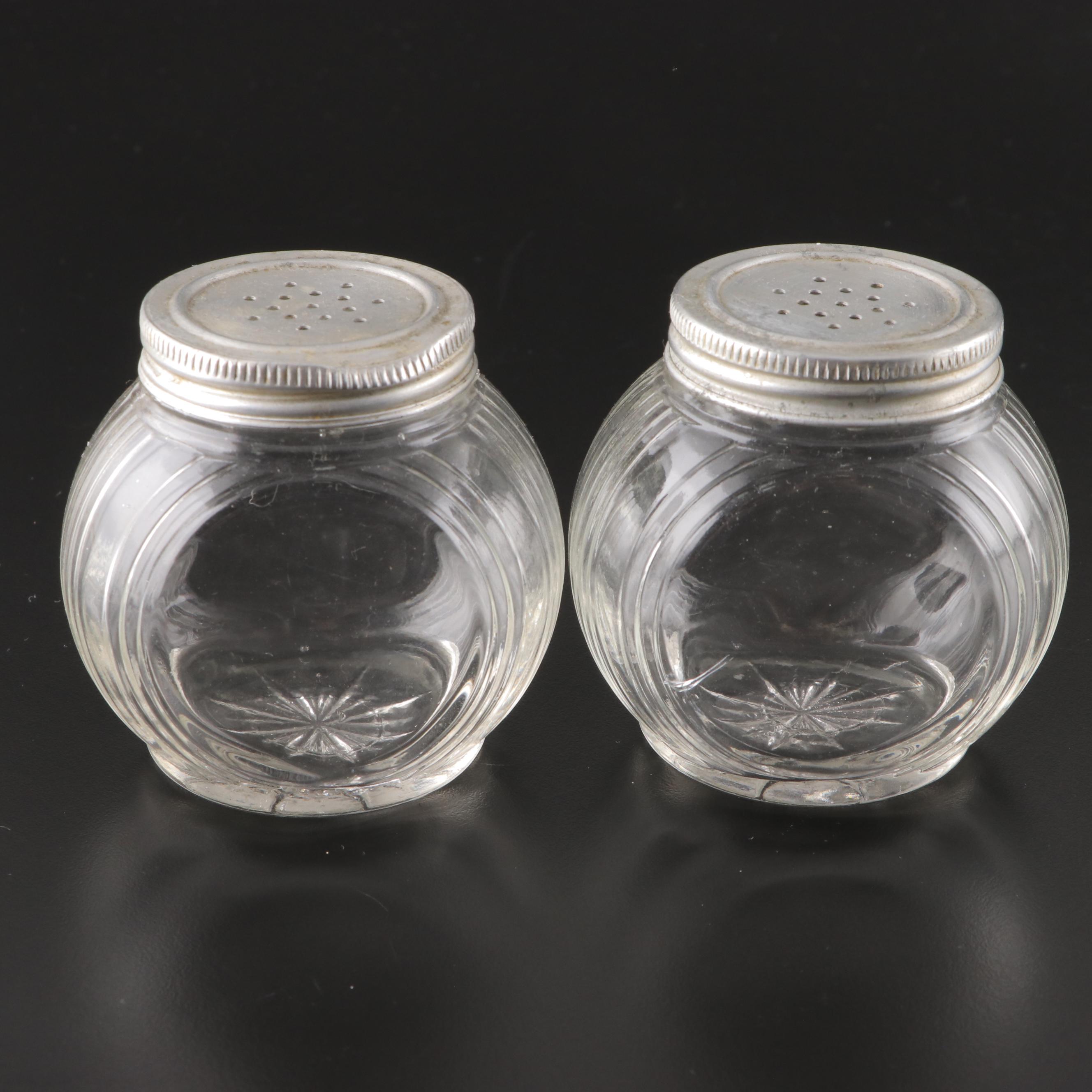 Sneath Glass Kitchen Canisters, Early to Mid-20th Century