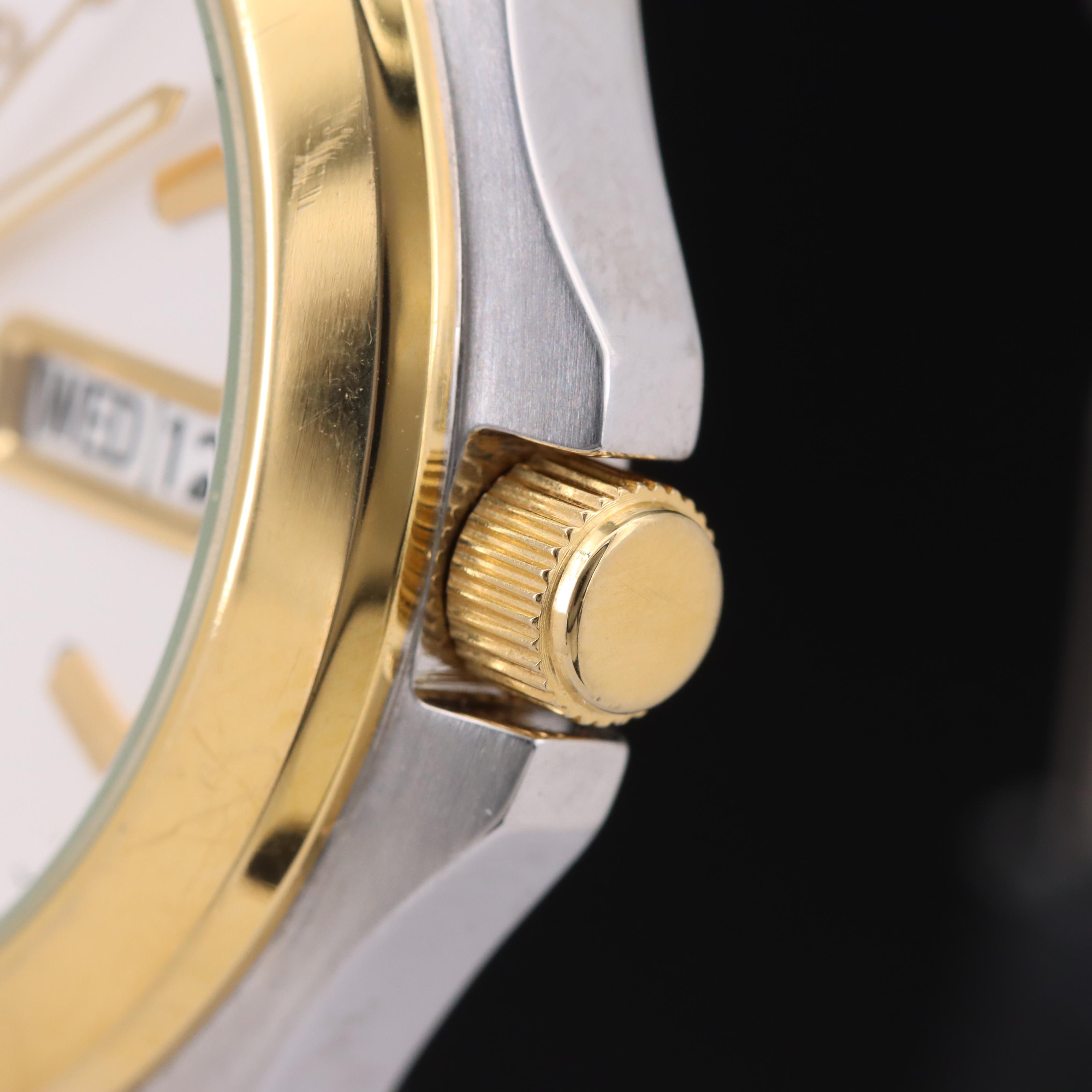 Seiko 5 Two-Tone Day-Date Automatic Watch