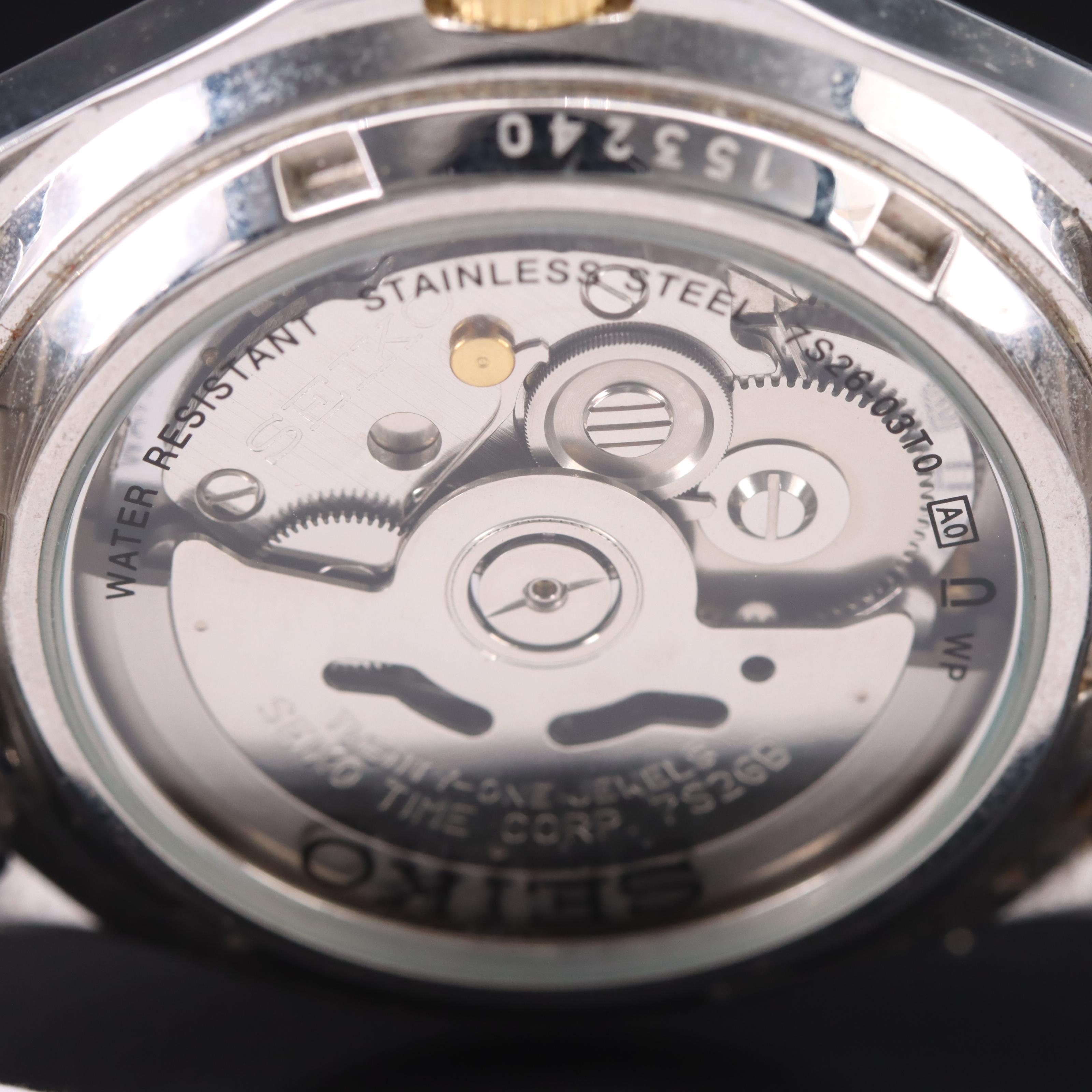 Seiko 5 Two-Tone Day-Date Automatic Watch