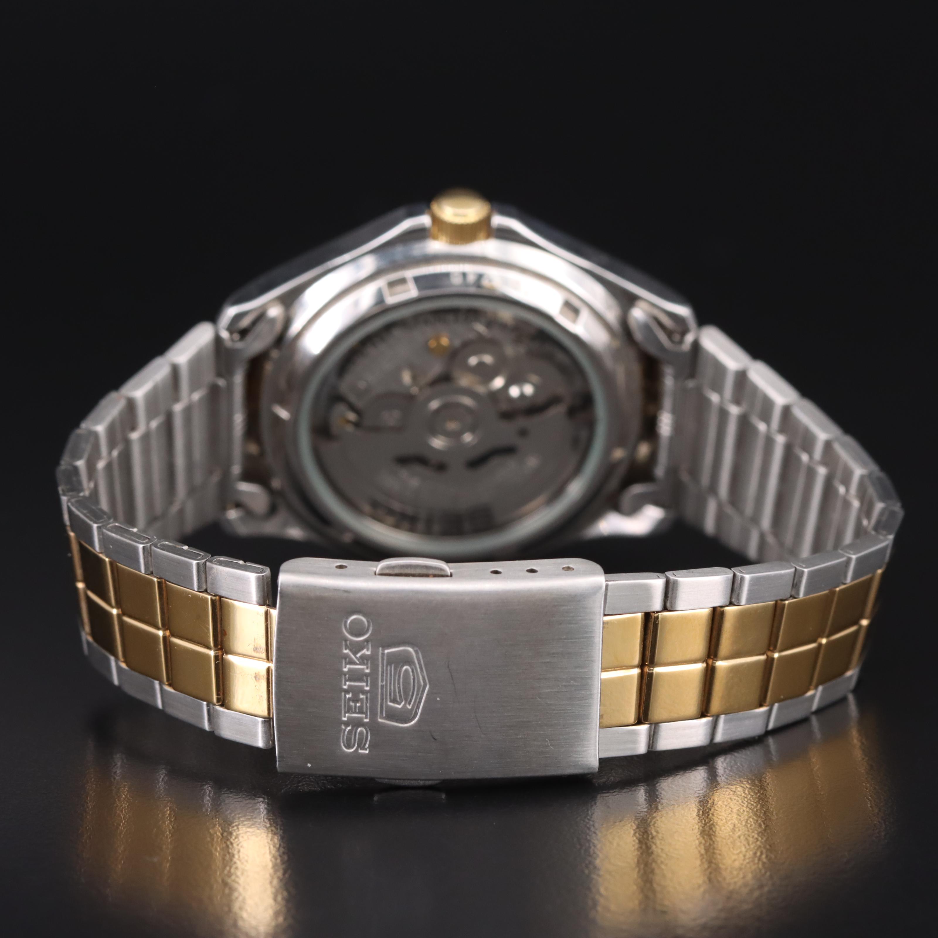 Seiko 5 Two-Tone Day-Date Automatic Watch