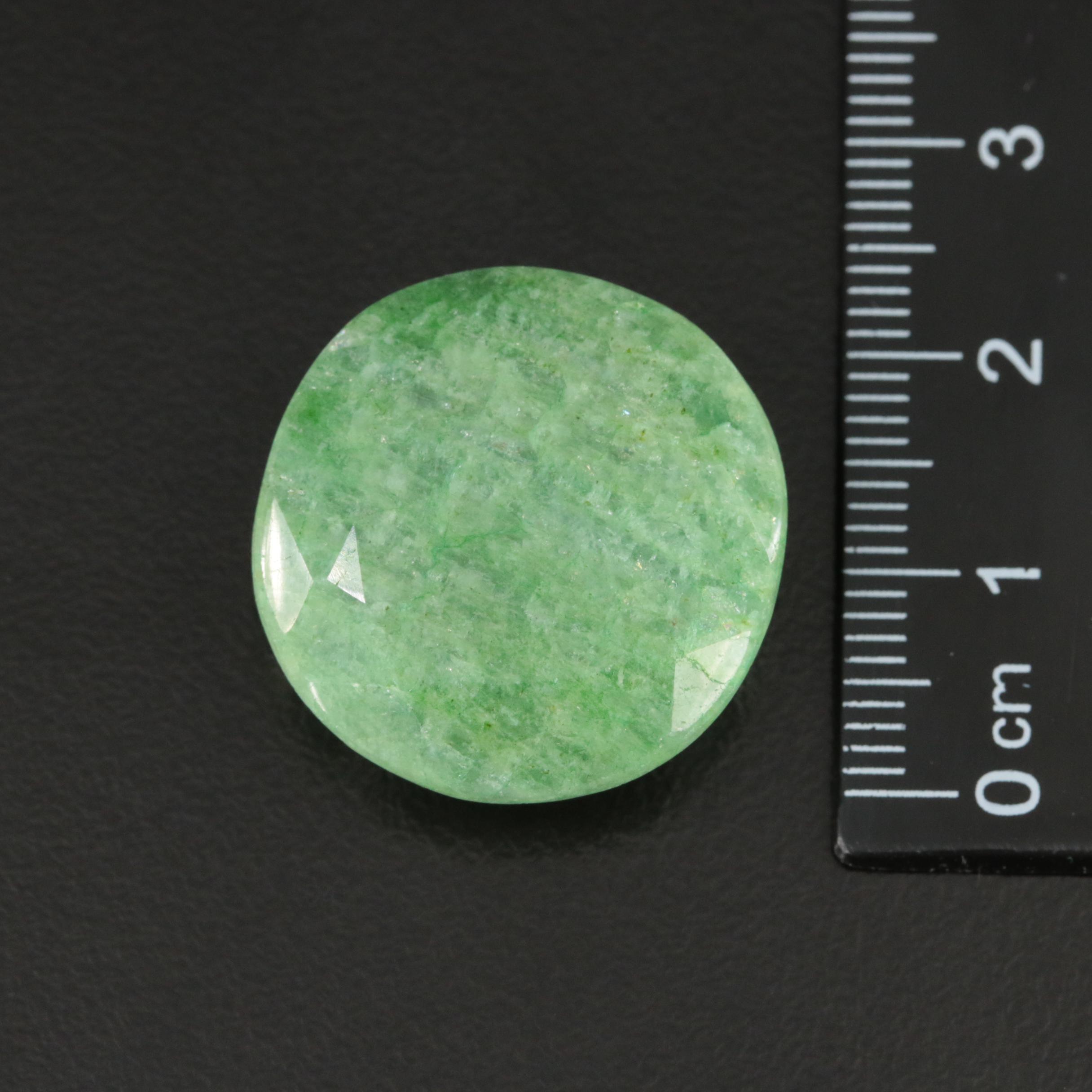 Loose 36.81 CT Round Faceted Beryl