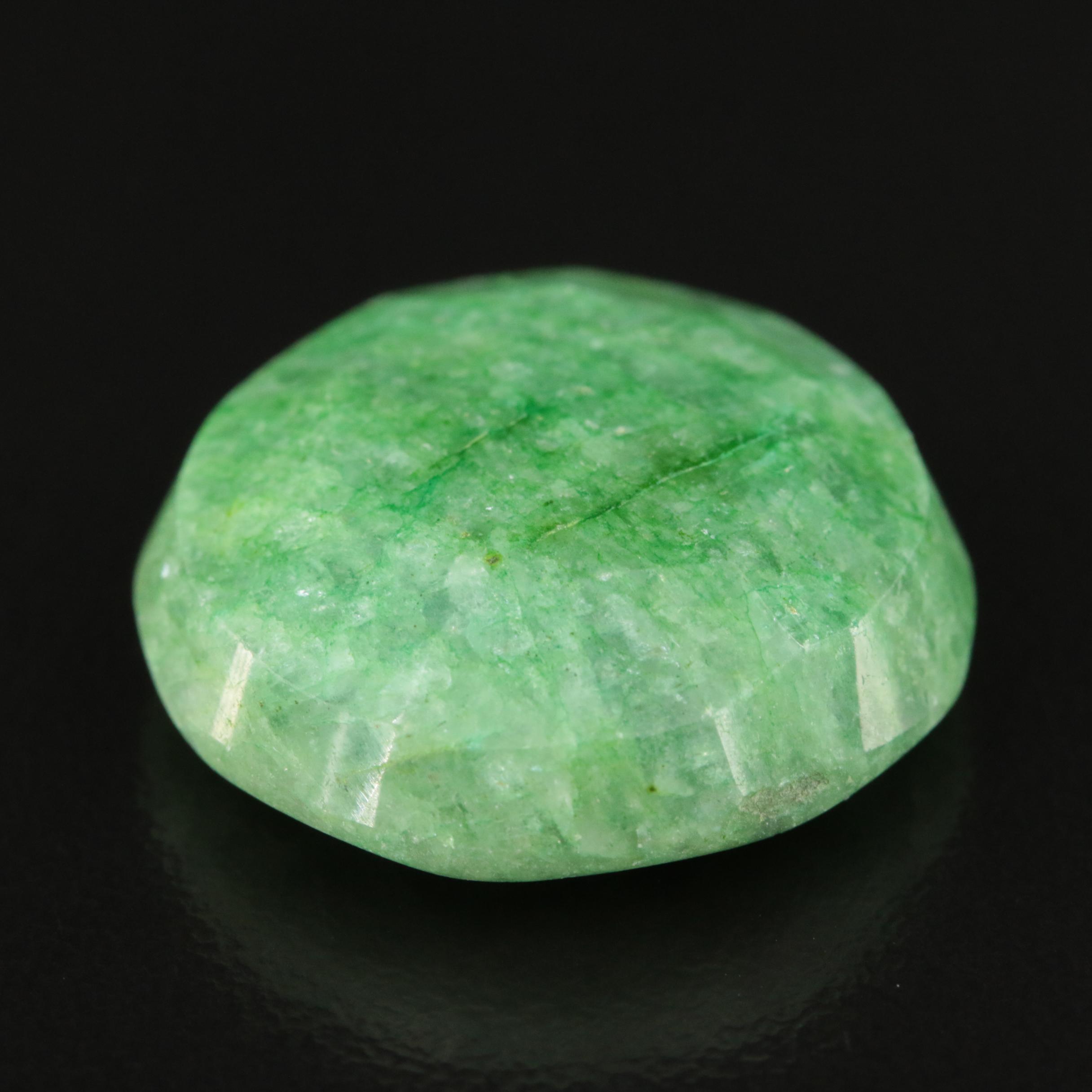 Loose 36.81 CT Round Faceted Beryl