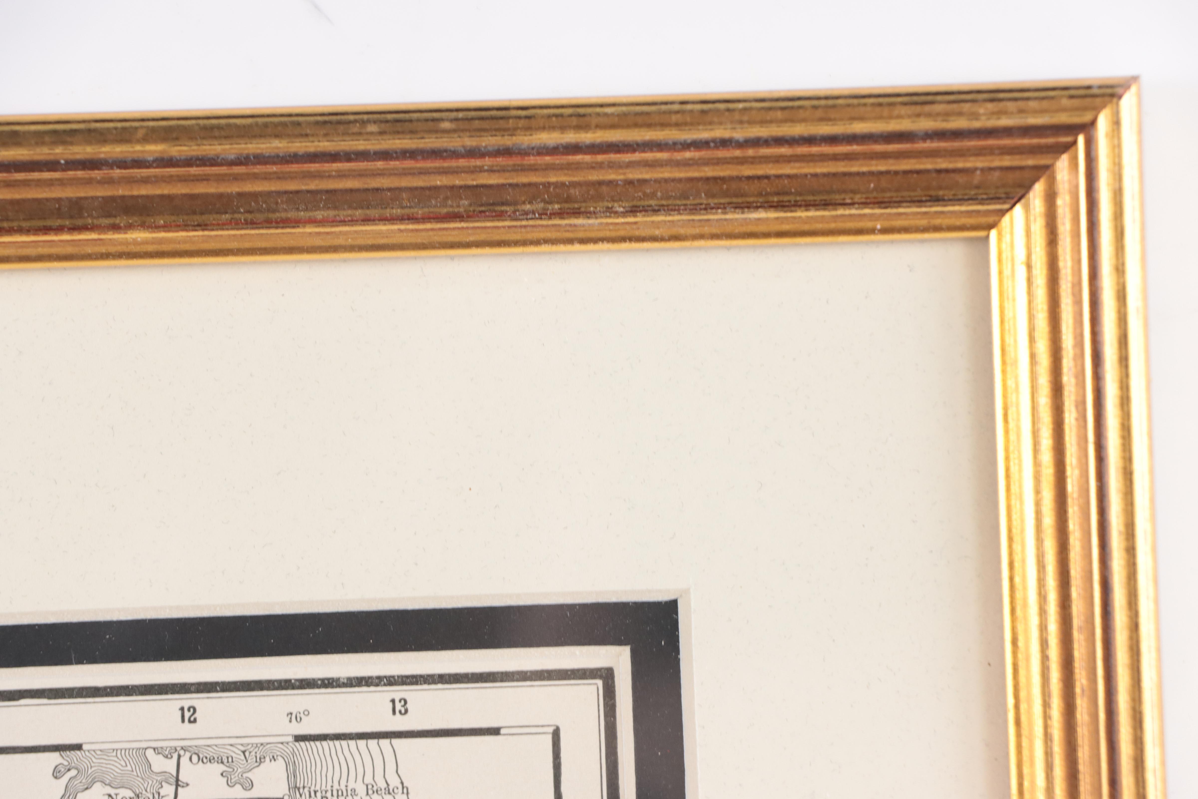 Rand, McNally & Co. Wax Engraving Map of North Carolina, Circa 1895