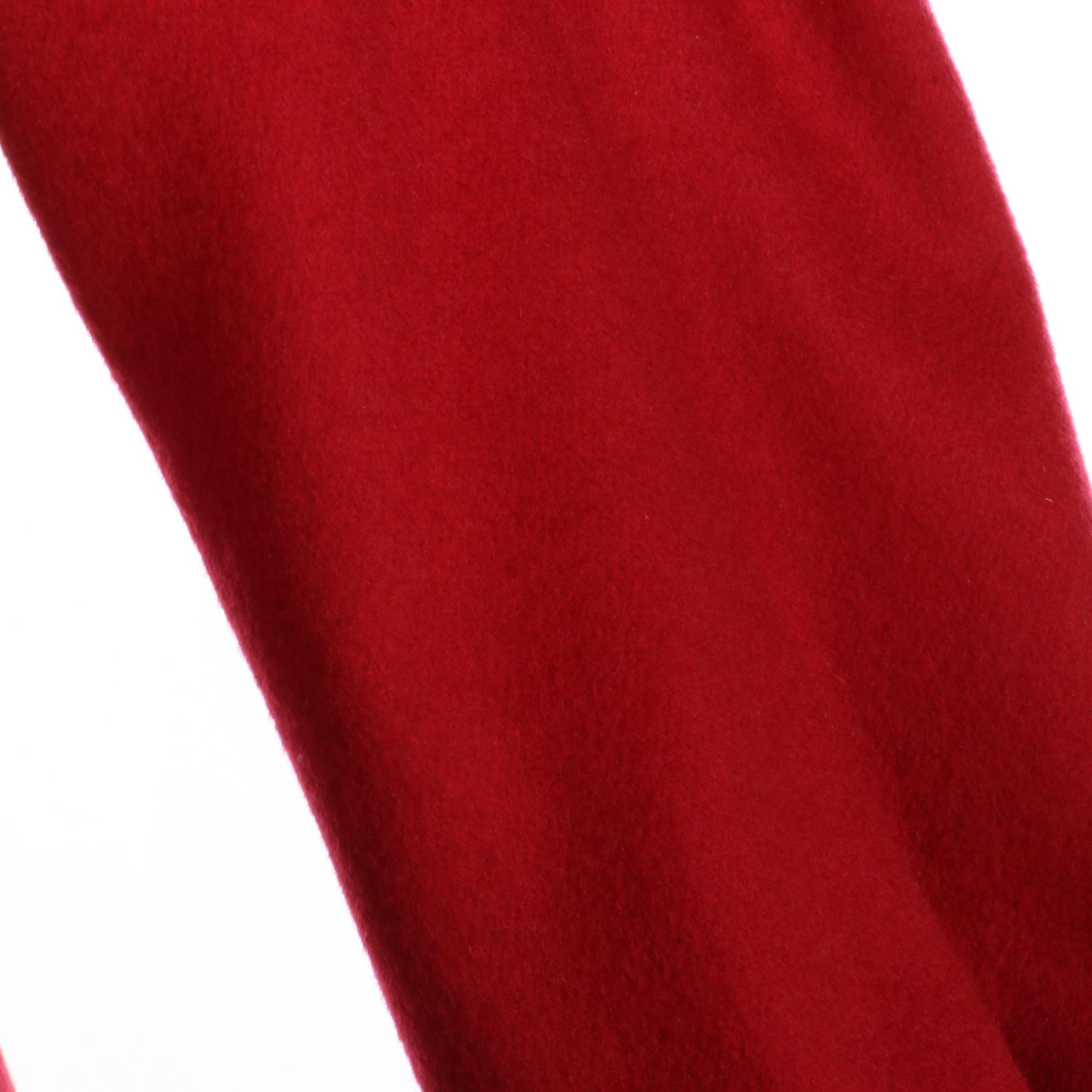 Cinzia Rocco Icons Coat in Red Wool/Cashmere Blend