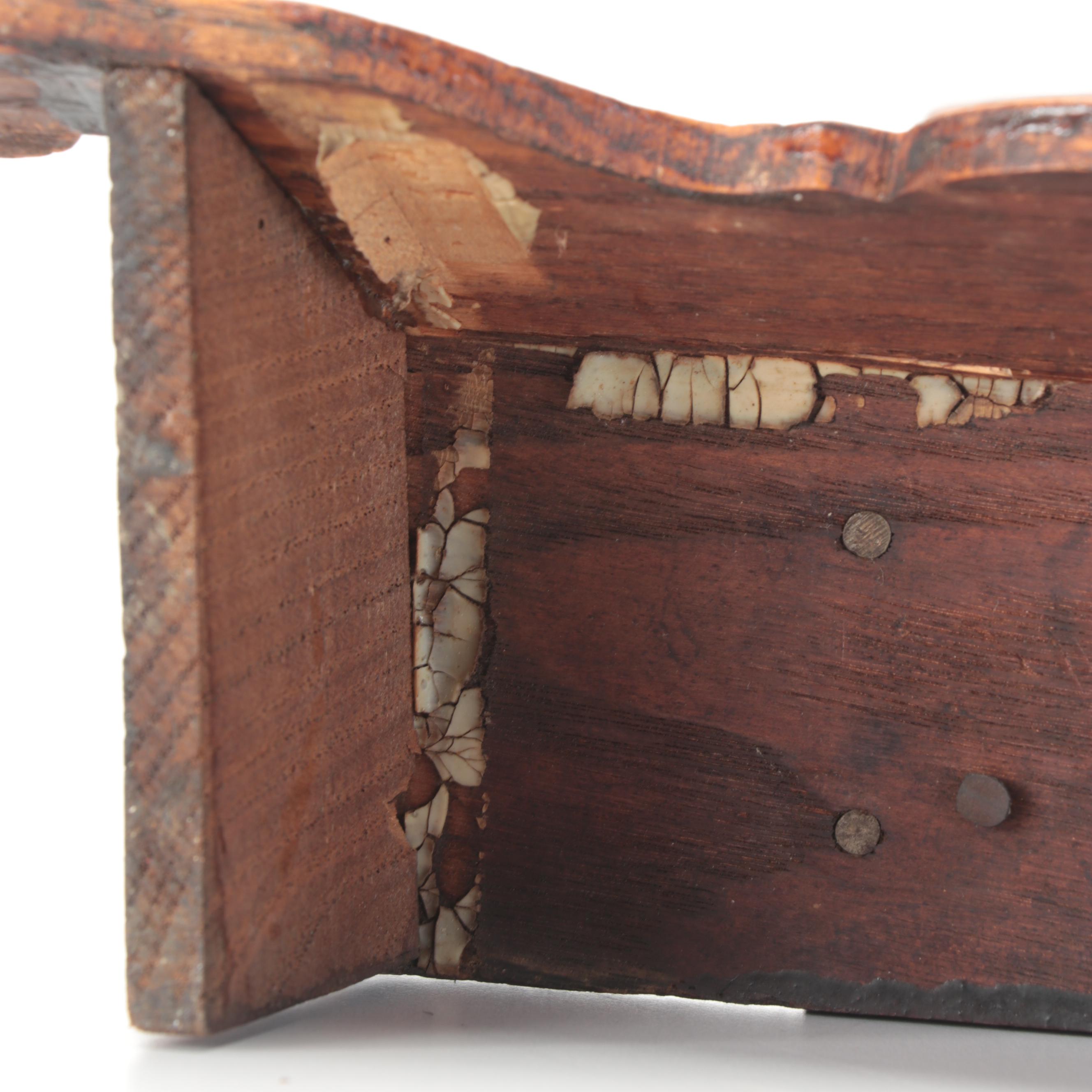 Waterbury Clock Co. Ornate Carved Oak Gingerbread Style Shelf Clock