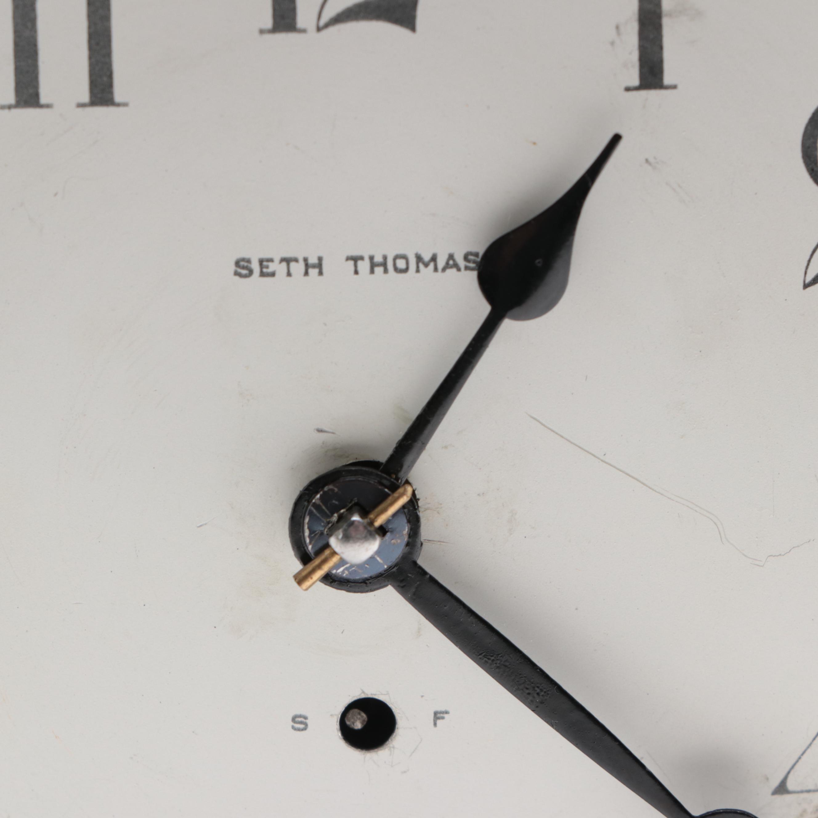 Seth Thomas Mahogany Beehive Clock, Early to Mid-20th Century