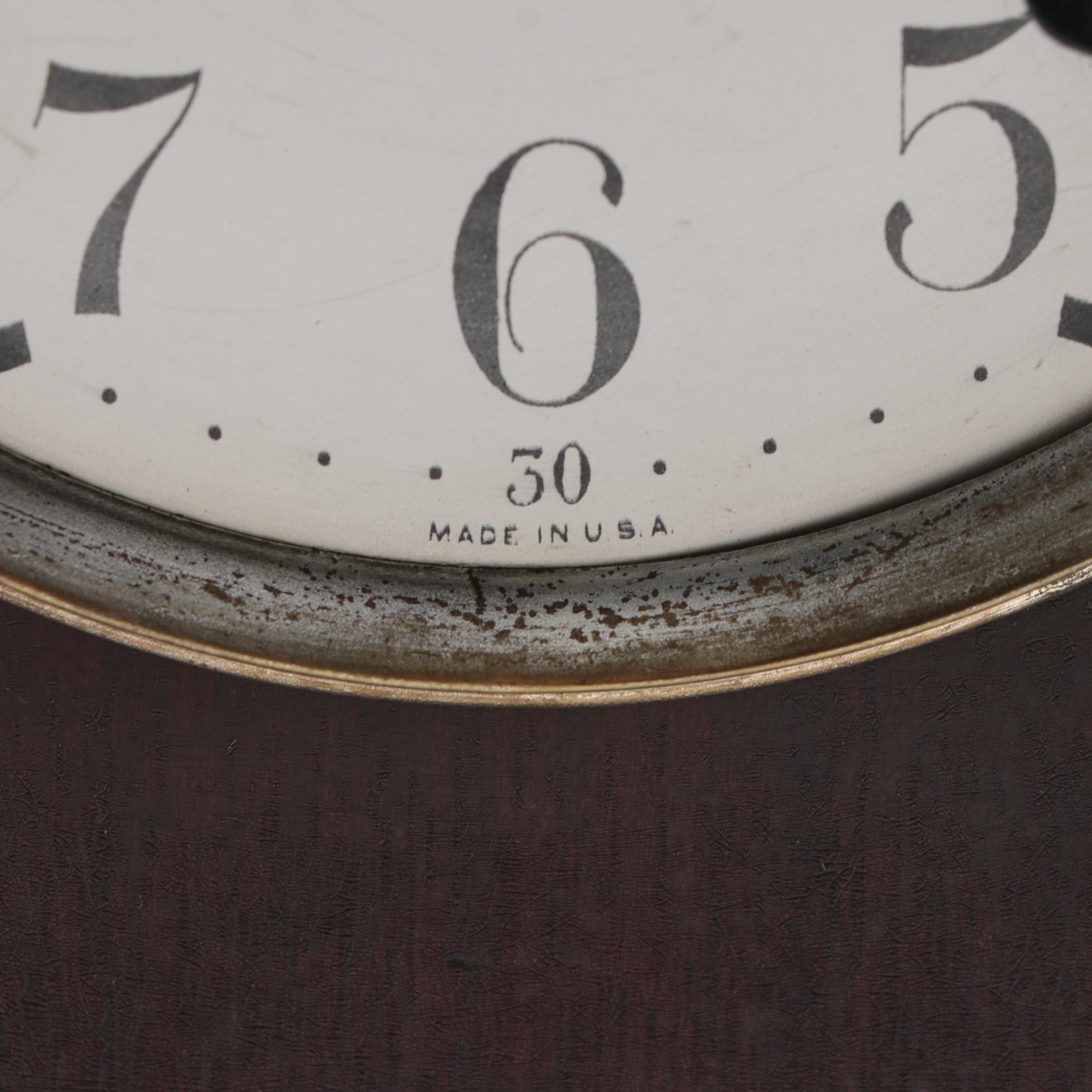 Seth Thomas Mahogany Beehive Clock, Early to Mid-20th Century