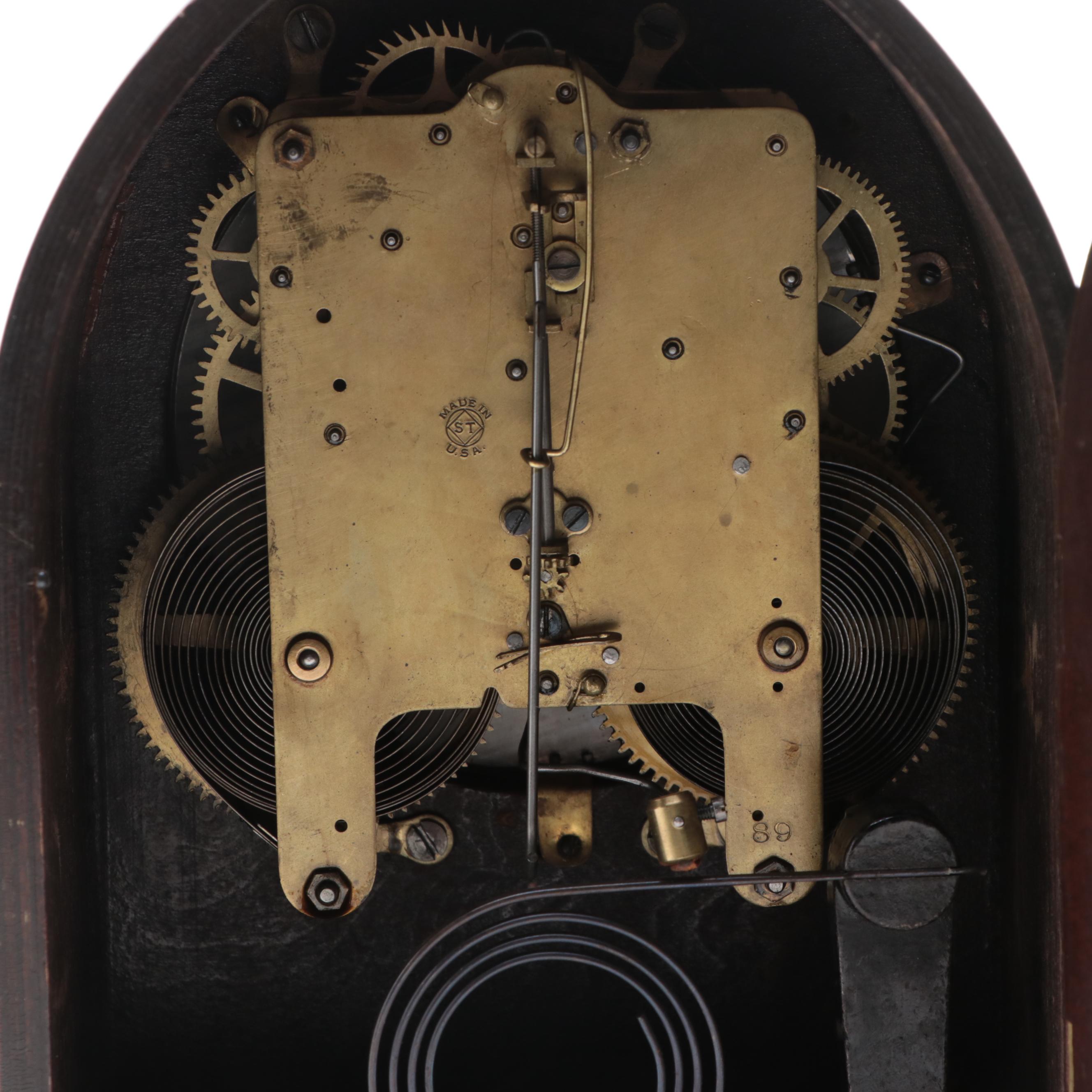 Seth Thomas Mahogany Beehive Clock, Early to Mid-20th Century