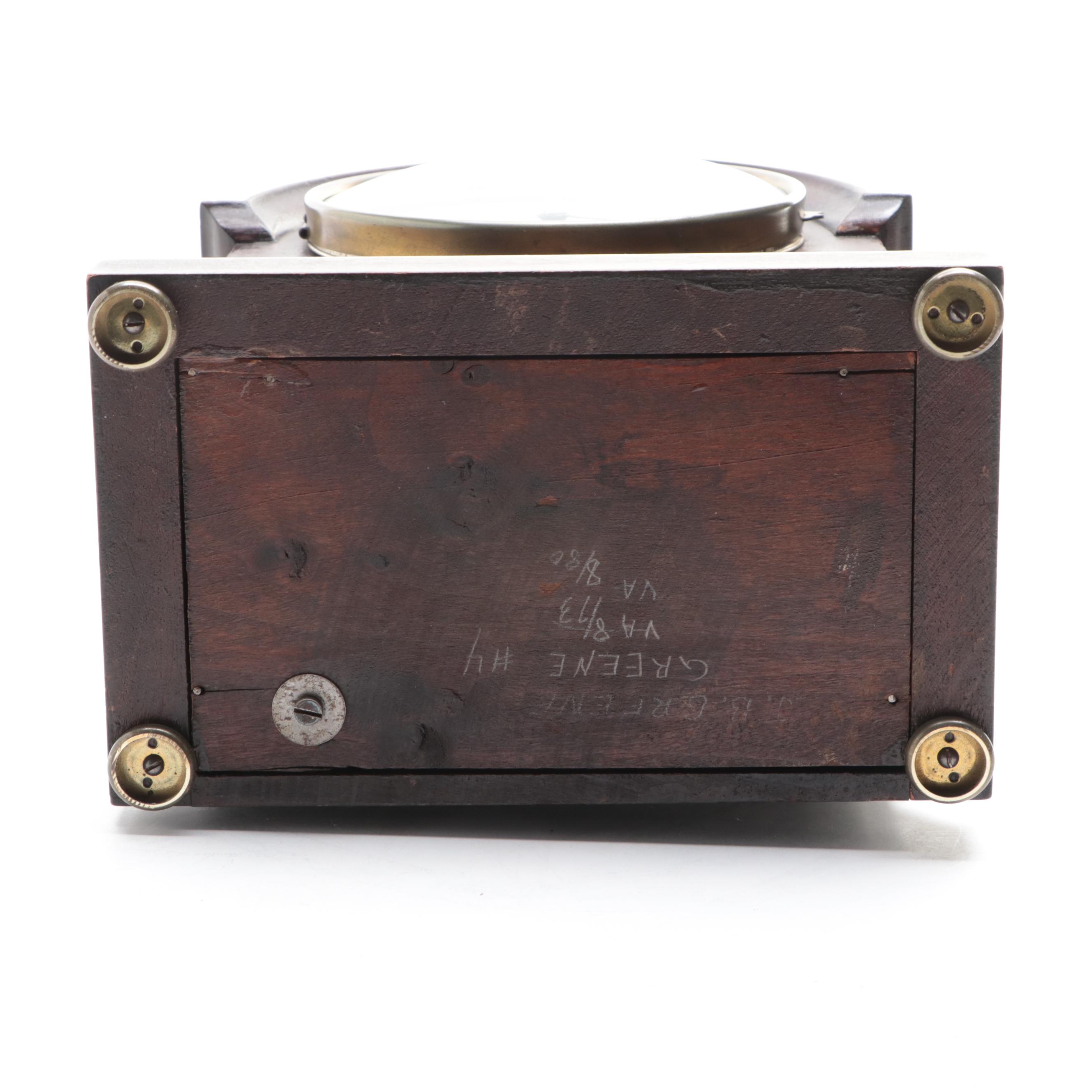 Seth Thomas Mahogany Beehive Clock, Early to Mid-20th Century