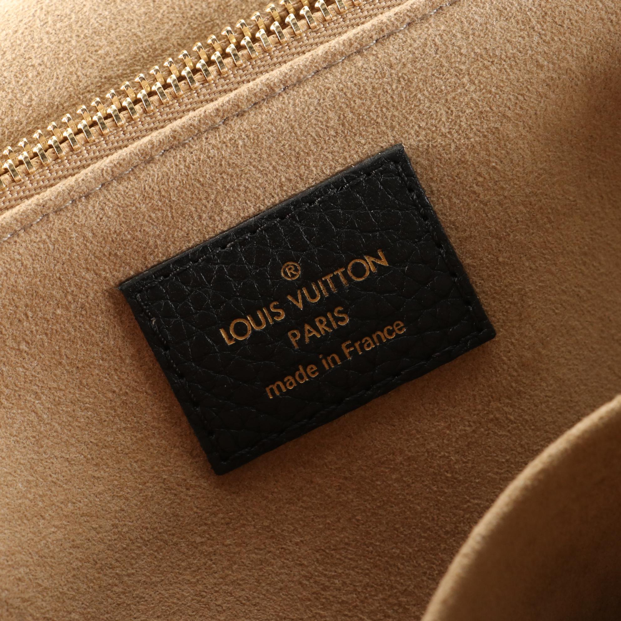 Louis Vuitton Volta Flap Bag in Black Taurillon Leather