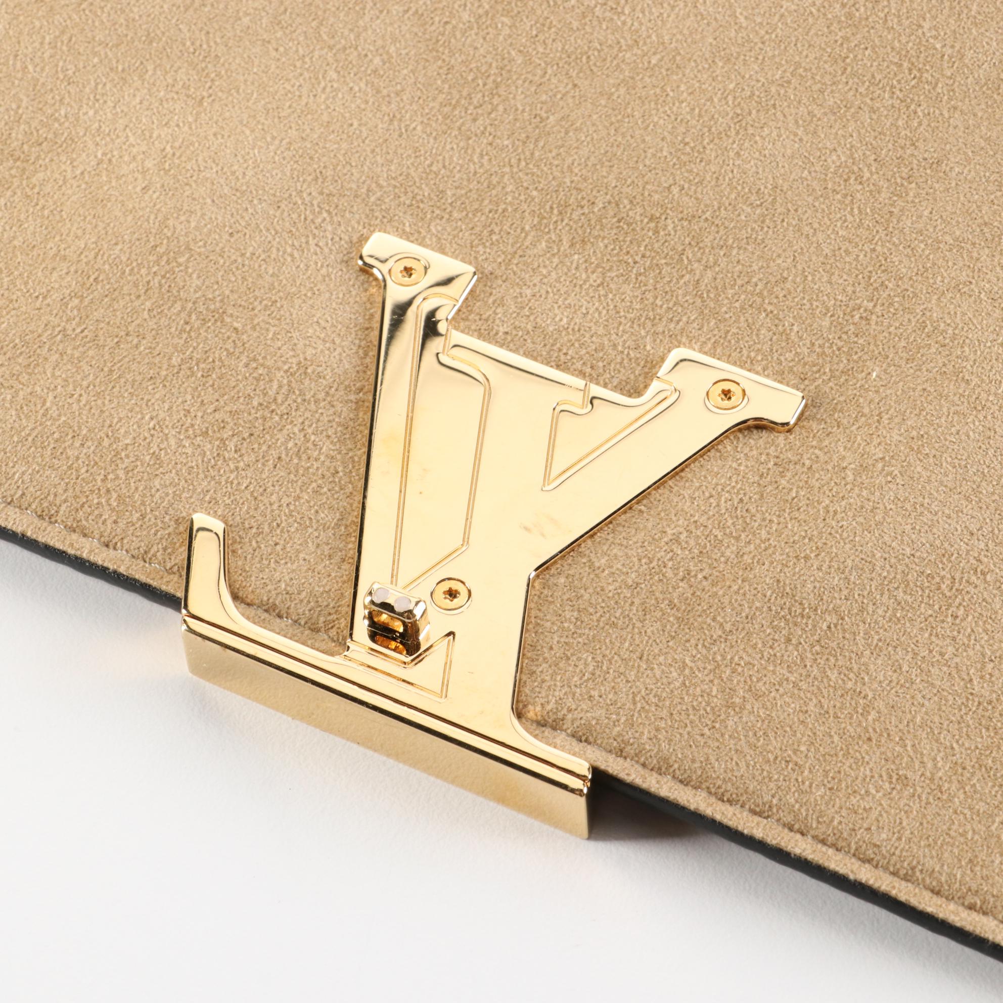 Louis Vuitton Volta Flap Bag in Black Taurillon Leather