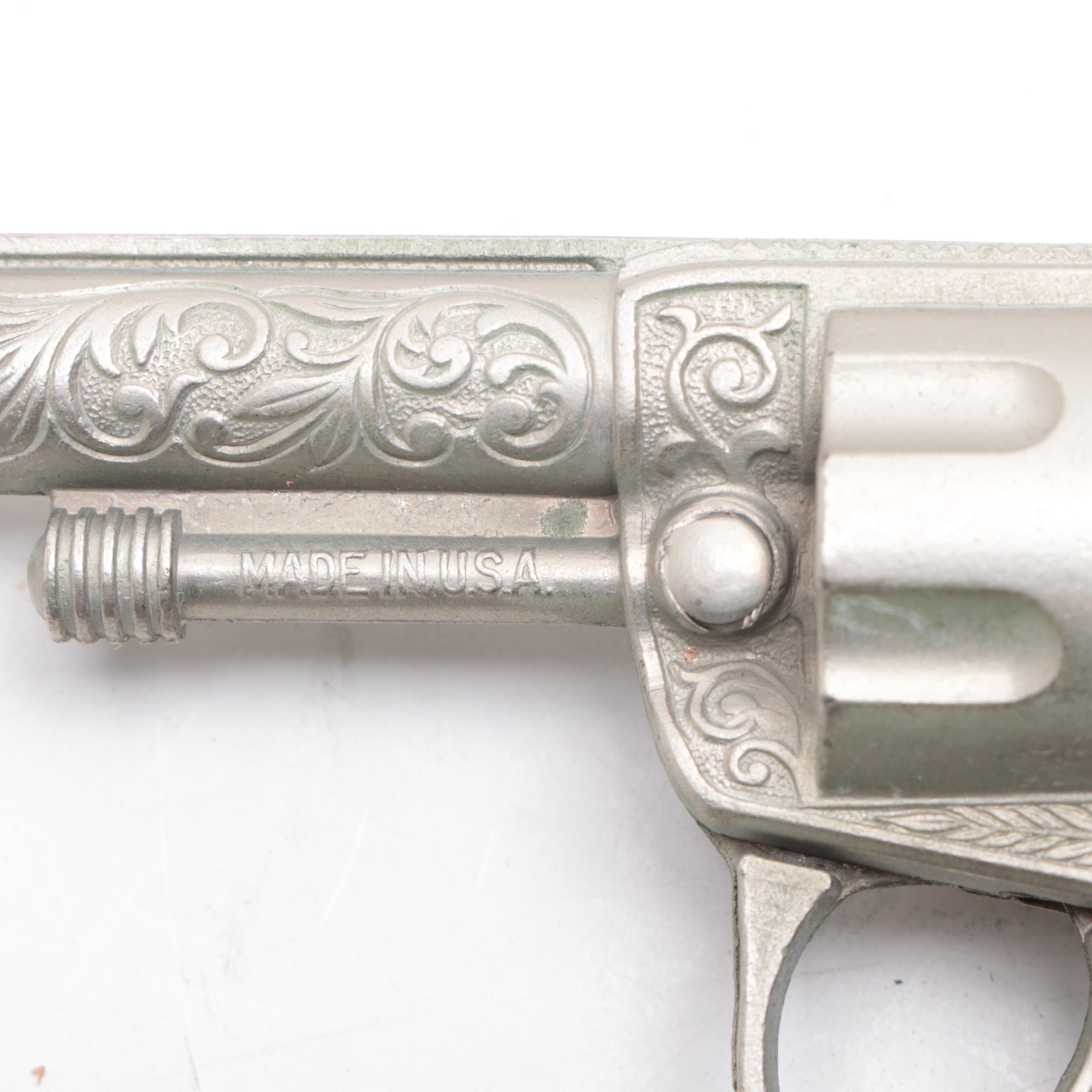 Hubley, Leslie Henry and Other Toy Guns and Holster, Mid-20th Century