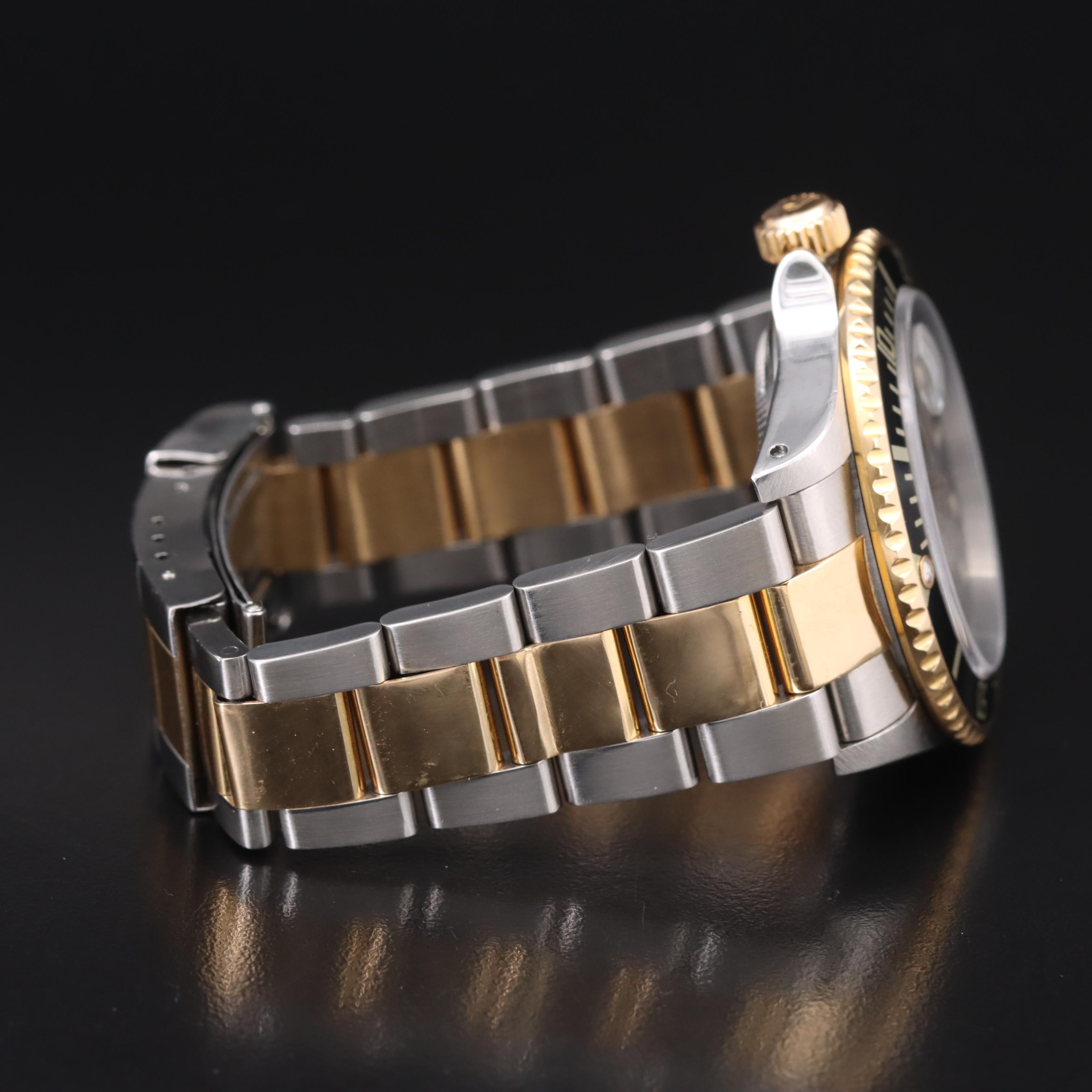 2000 Rolex Submariner 18K and Stainless Steel Watch