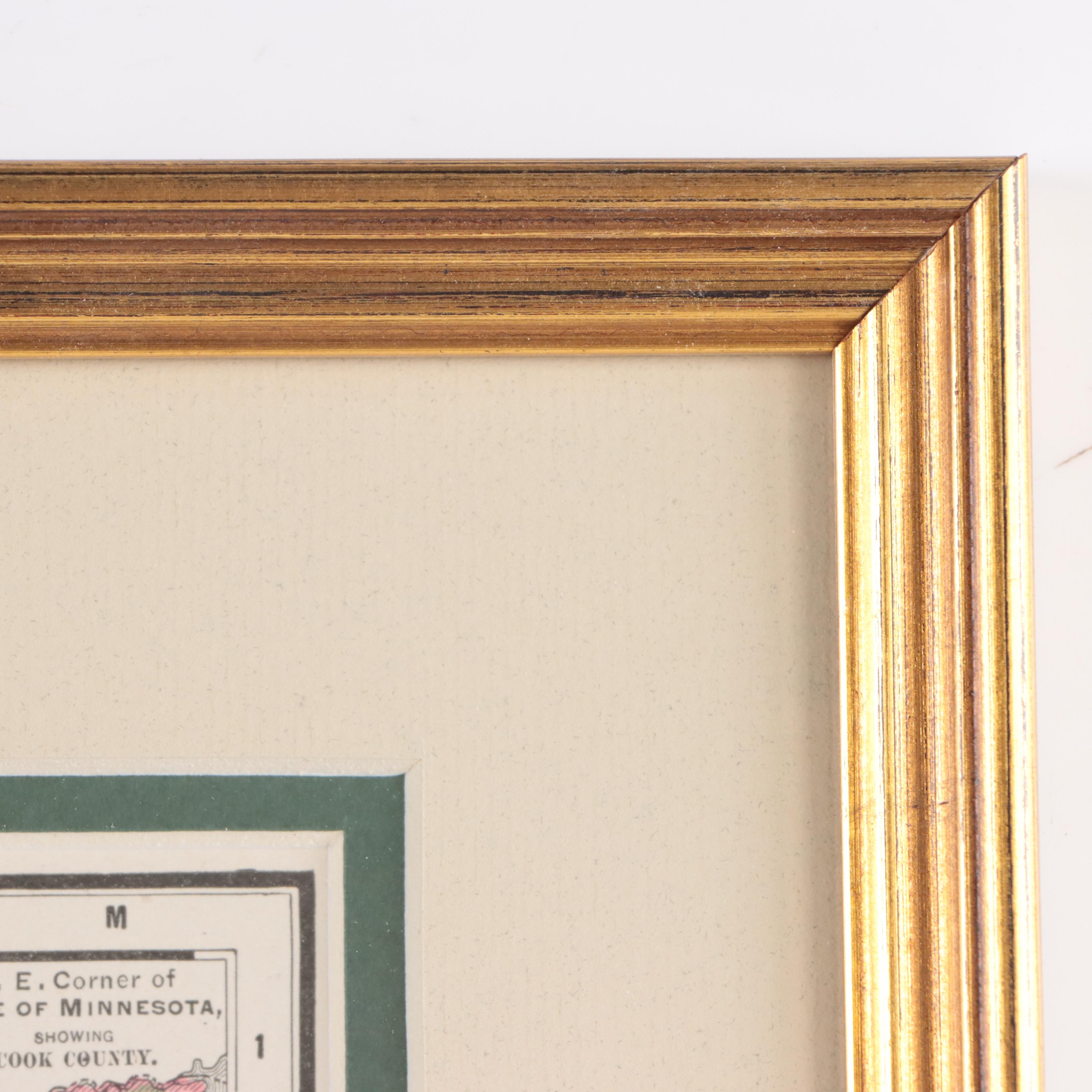 Rand, McNally & Co. Map of Minnesota, Circa 1895