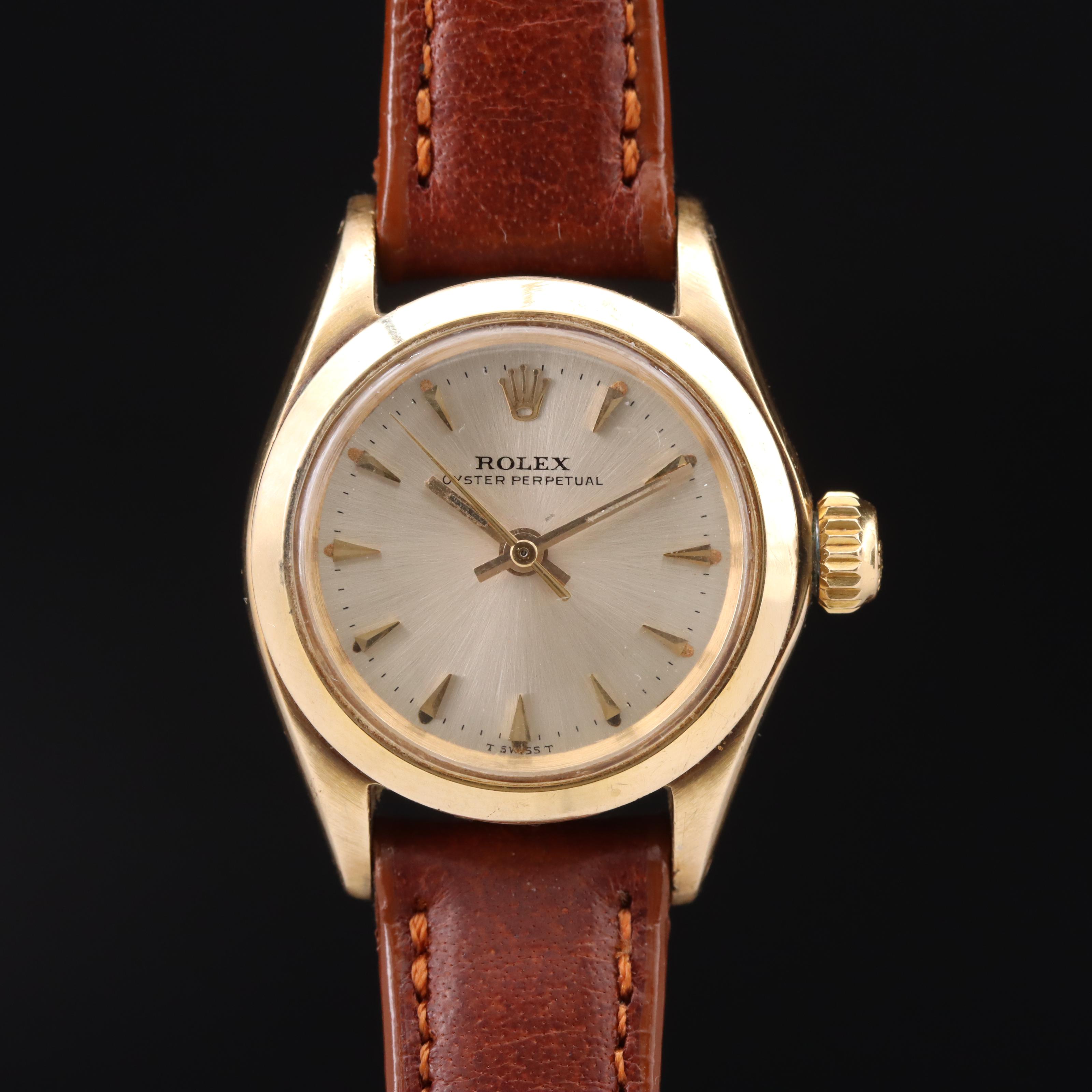 1966 14K Rolex Oyster Perpetual Watch