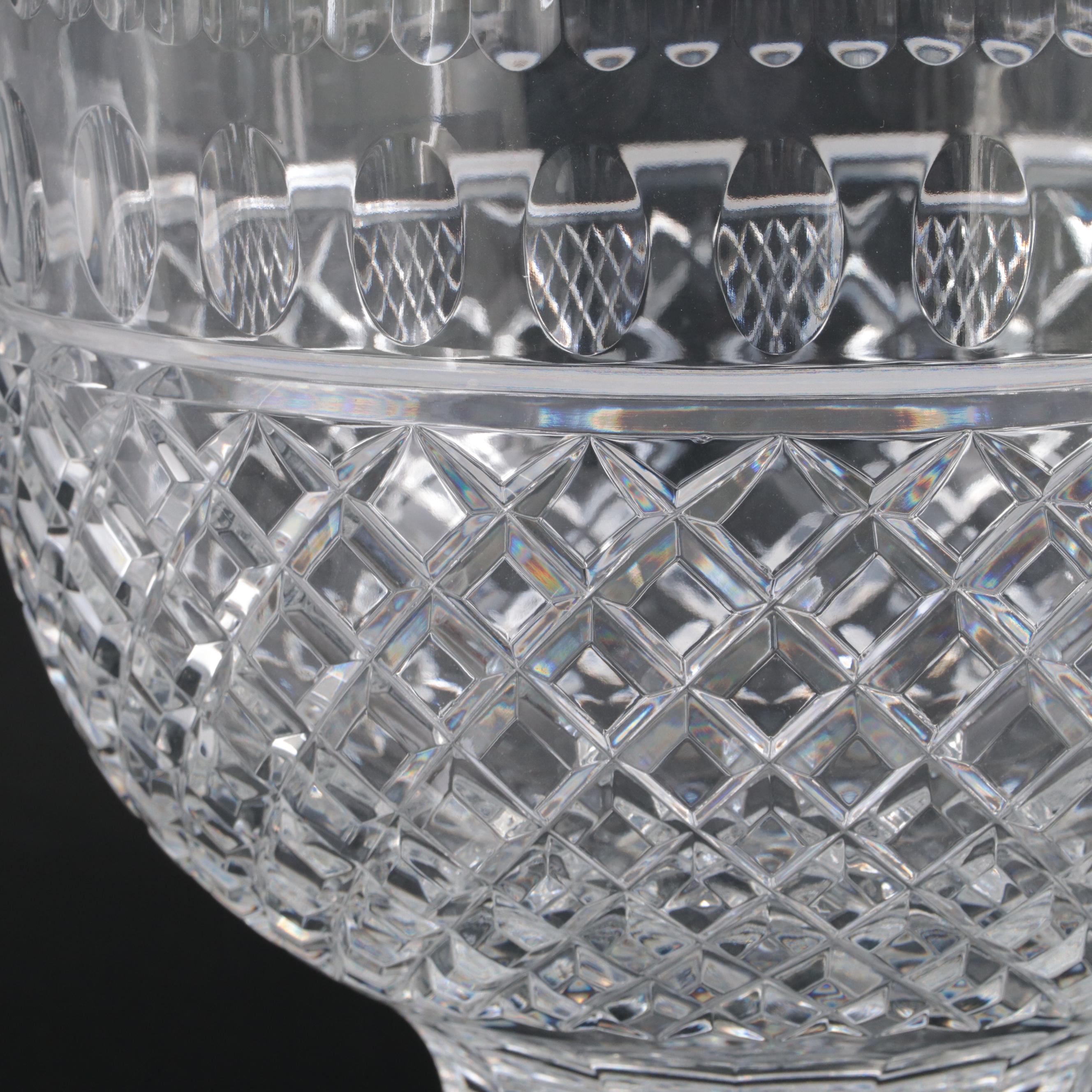 Cut Crystal Footed Bowl