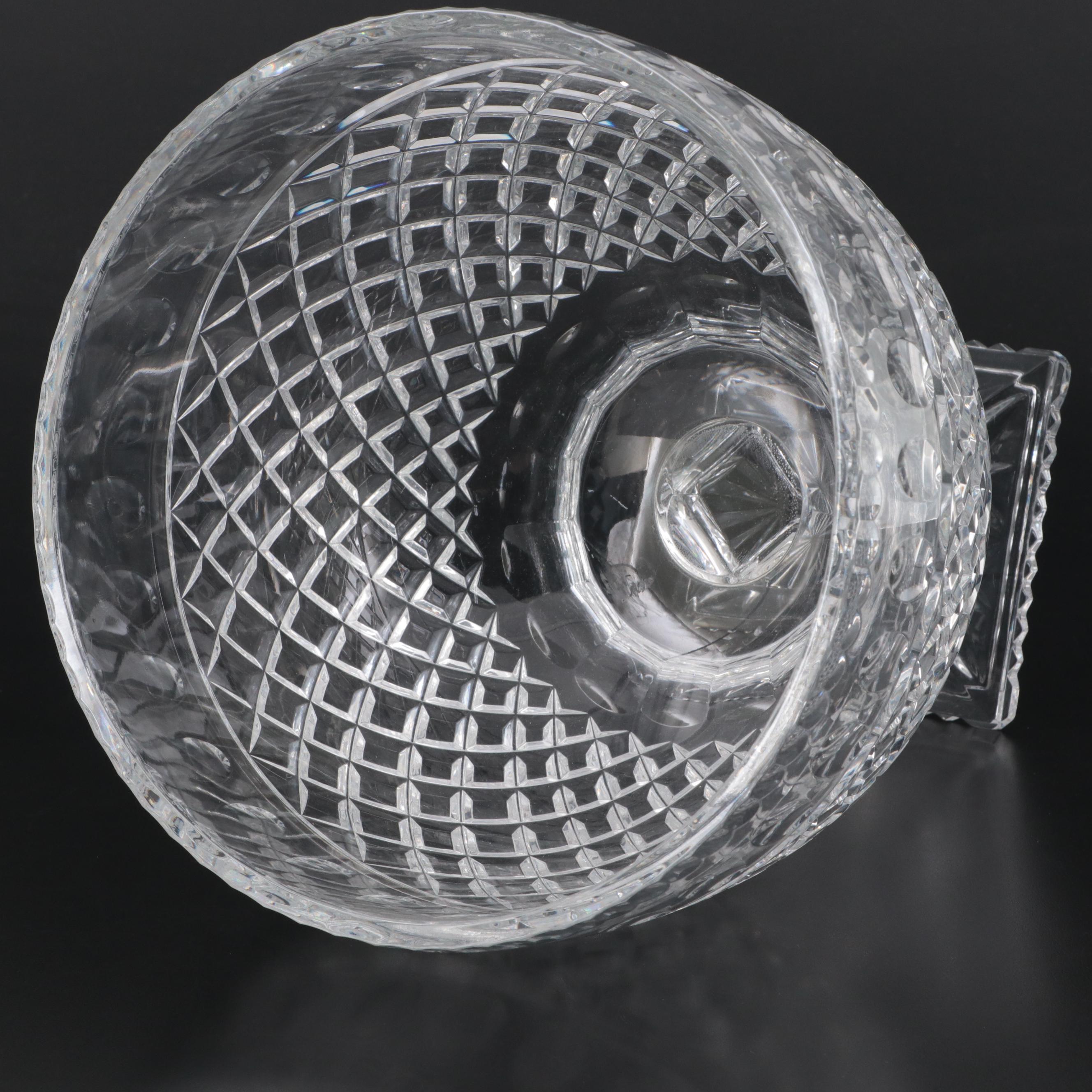 Cut Crystal Footed Bowl