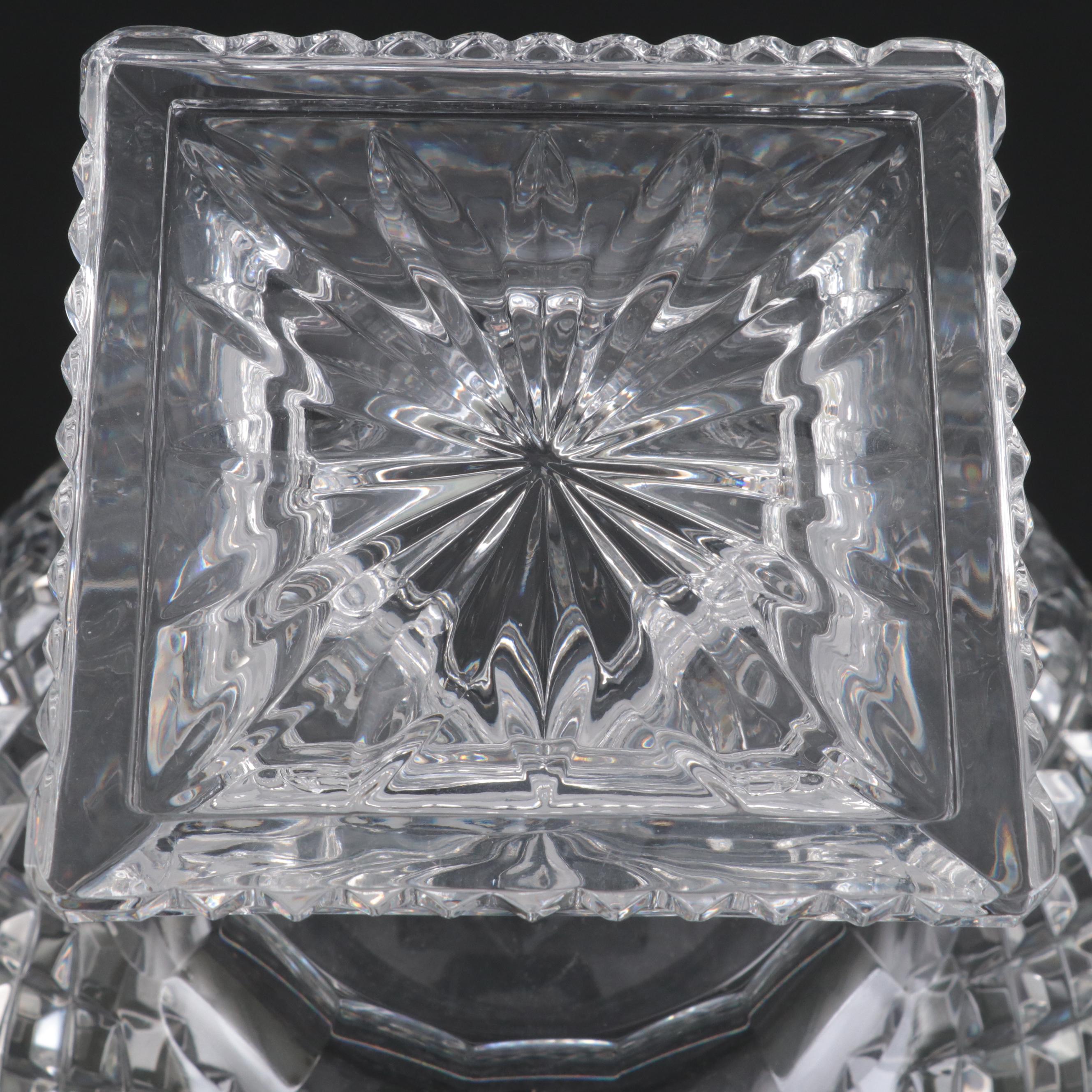 Cut Crystal Footed Bowl