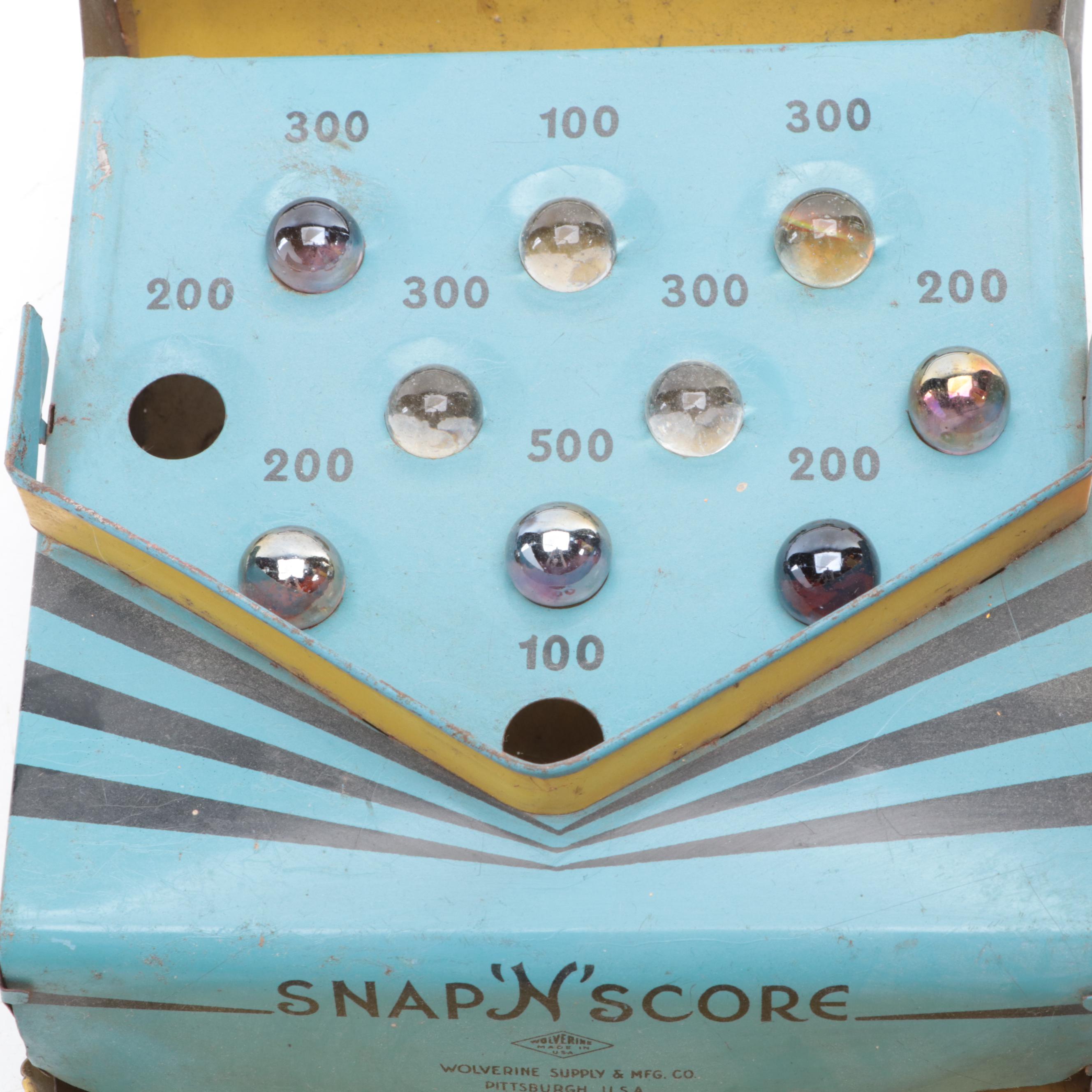 Wolverine Snap N' Score, Shoot-A-Loop Marble Games, Marbles and More