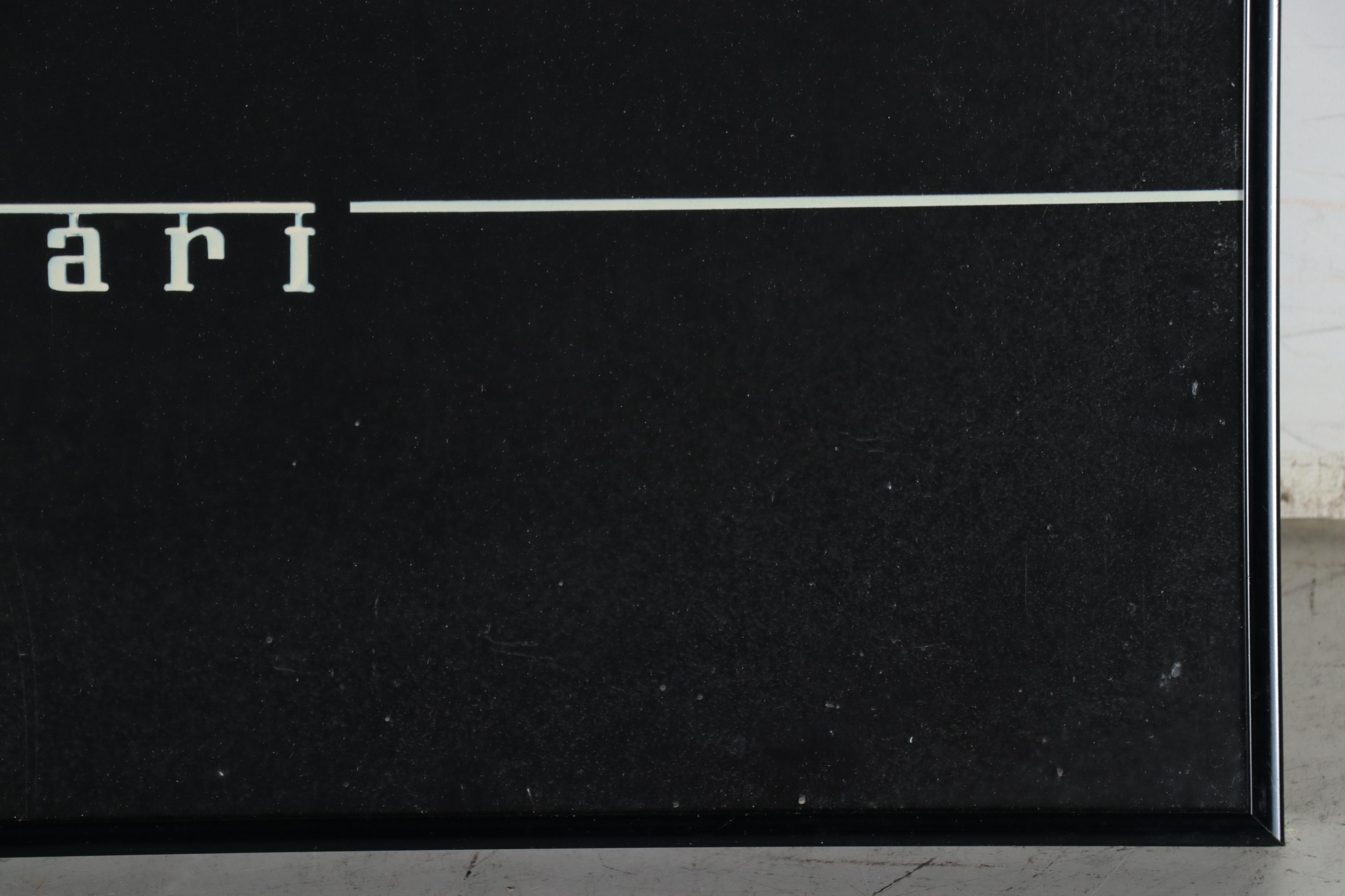 Offset Lithograph After Rick McBride of Ferrari Poster "Decisions Decisions"