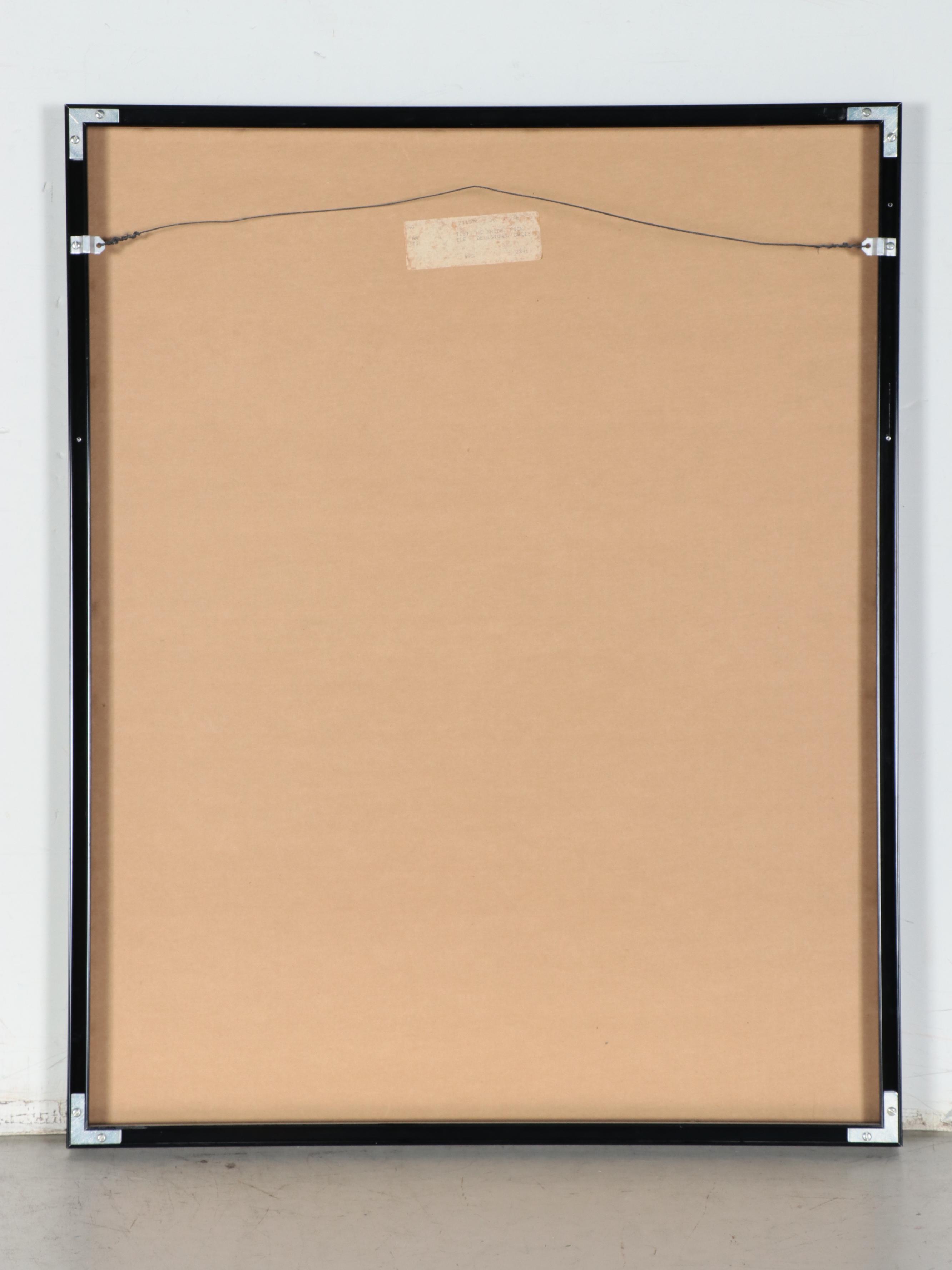 Offset Lithograph After Rick McBride of Ferrari Poster "Decisions Decisions"