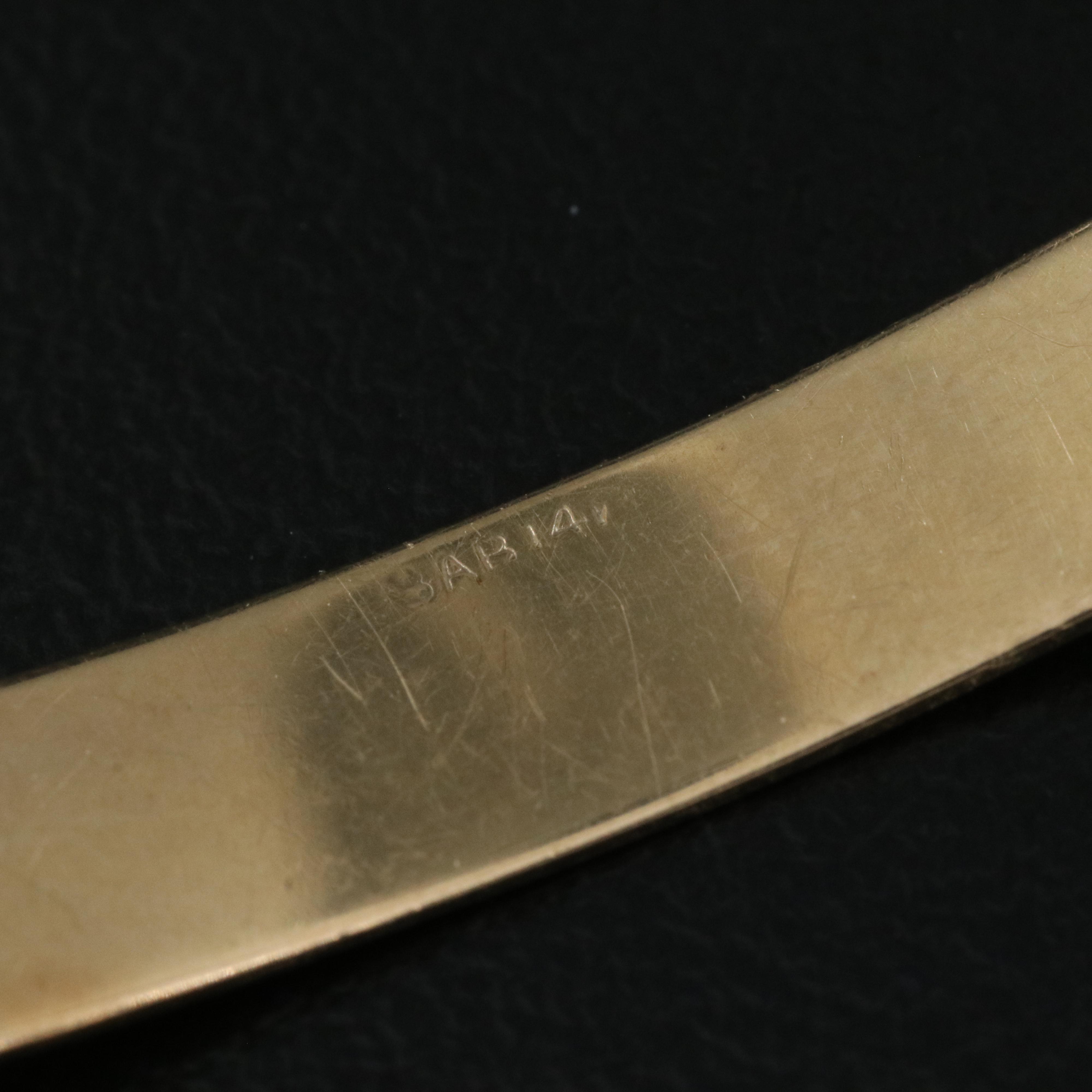14K Identification Anklet