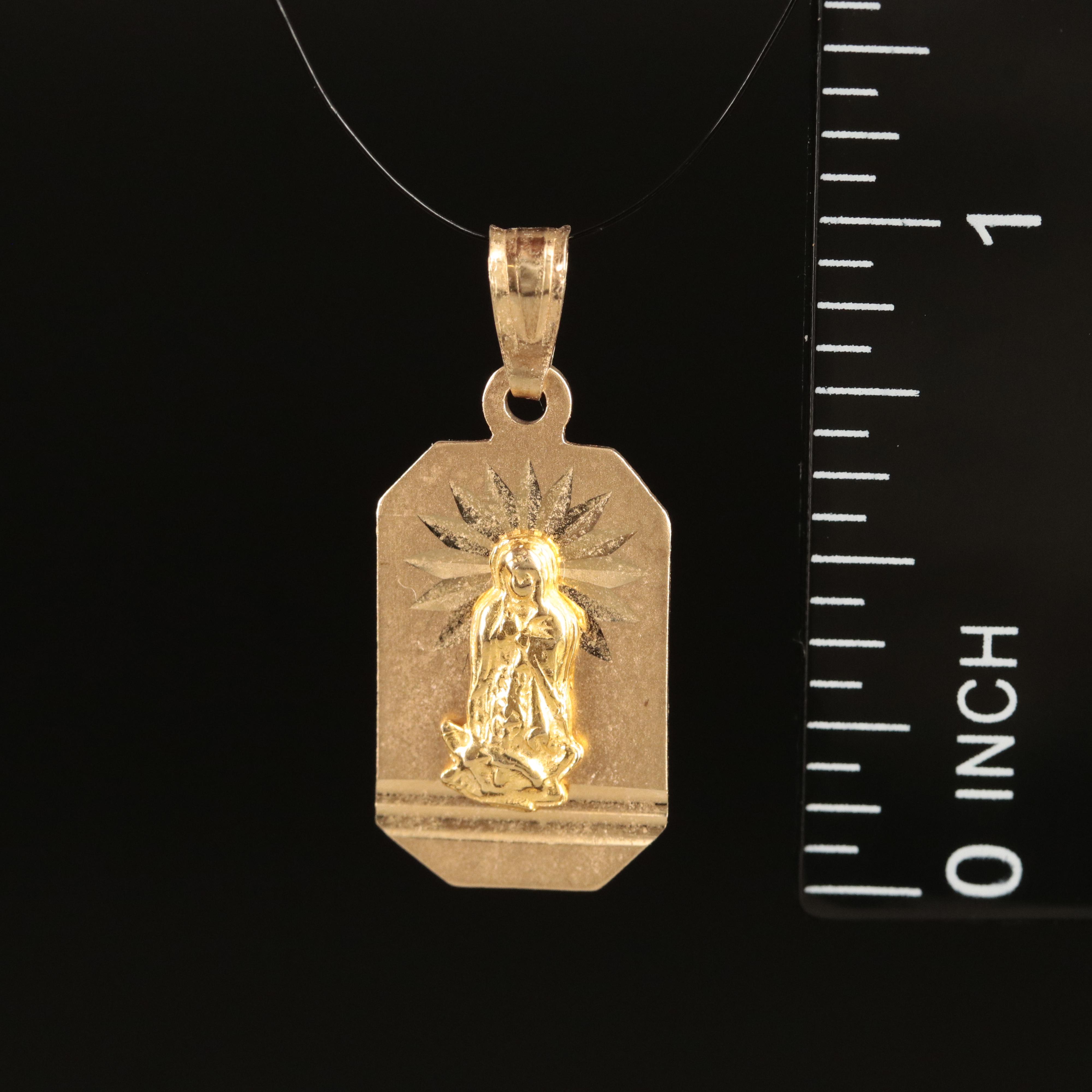 14K Religious Pendant