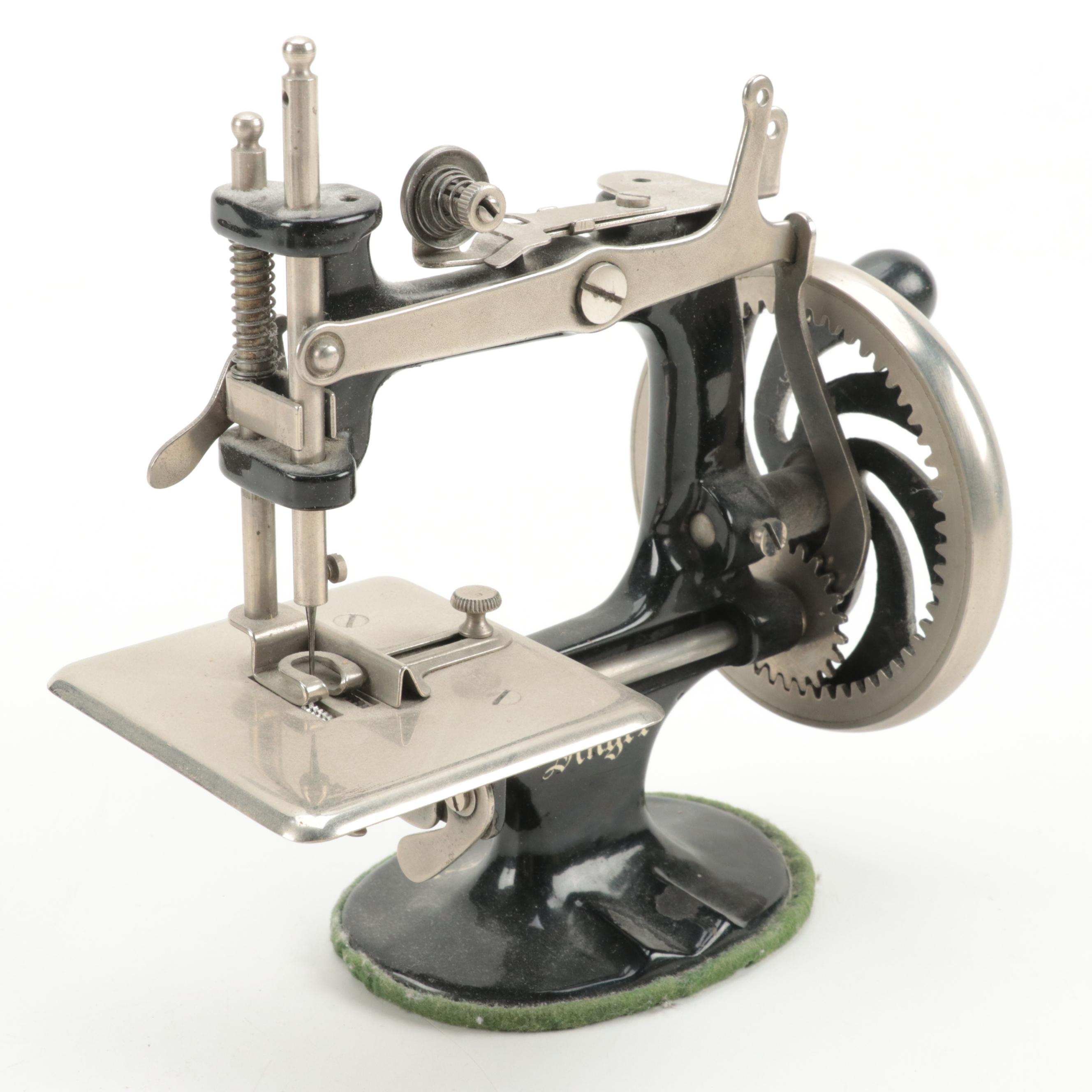 Singer "For the Girls" Child's Sewing Machine with Singer Tray and Ephemera