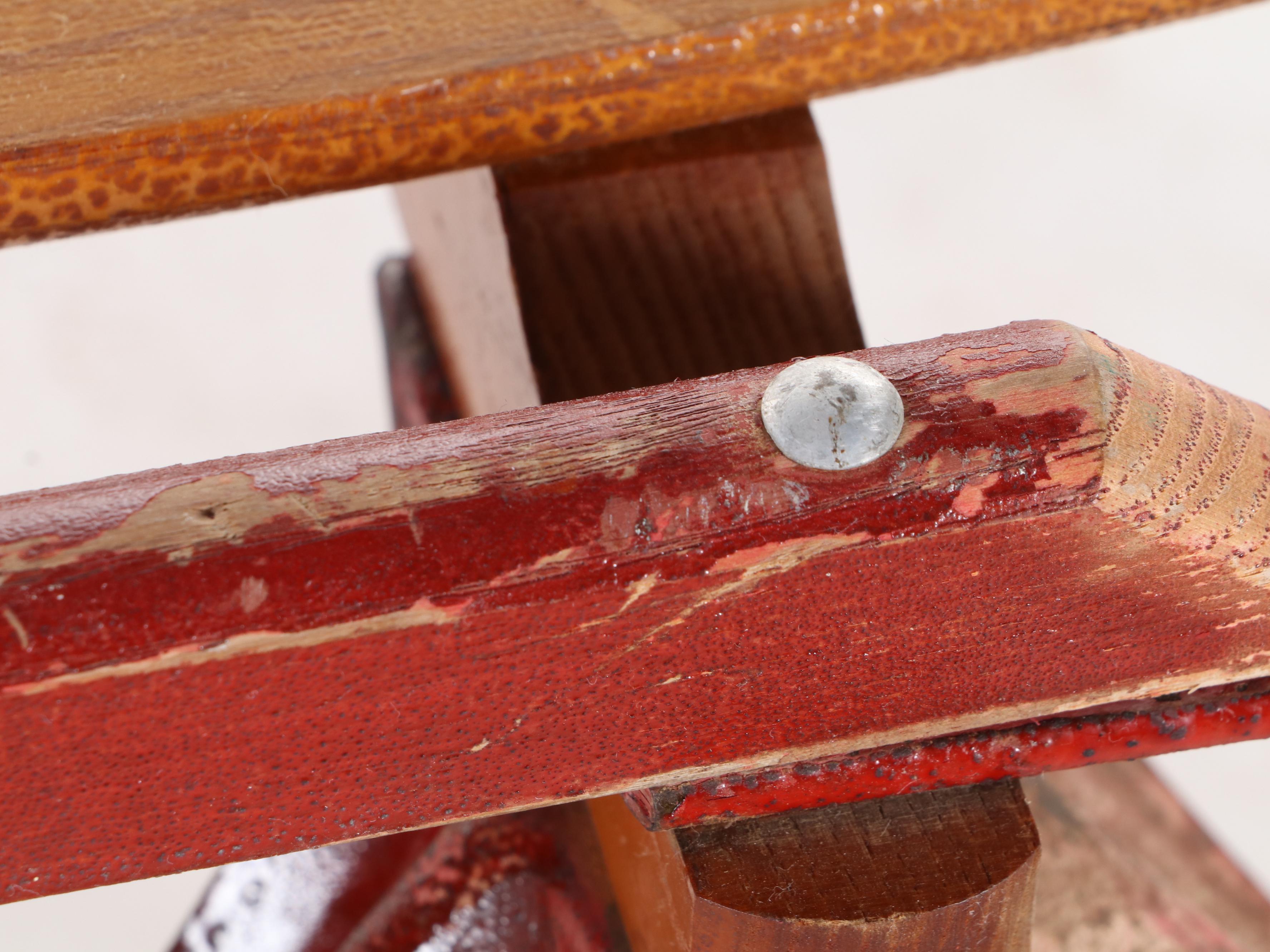 Flexible Flyer Wood and Metal Runner Sled, Vintage