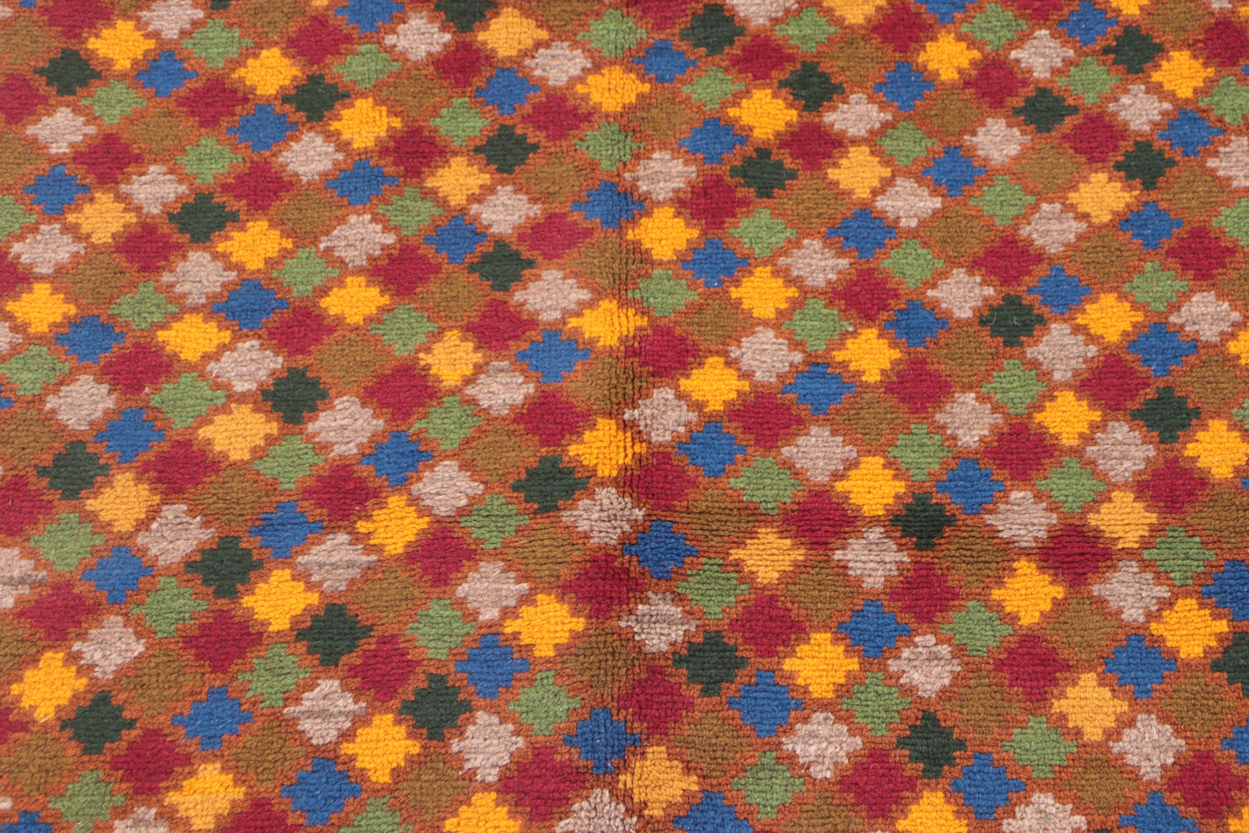 3'10 x 6'2 Hand-Knotted Persian Gabbeh Area Rug